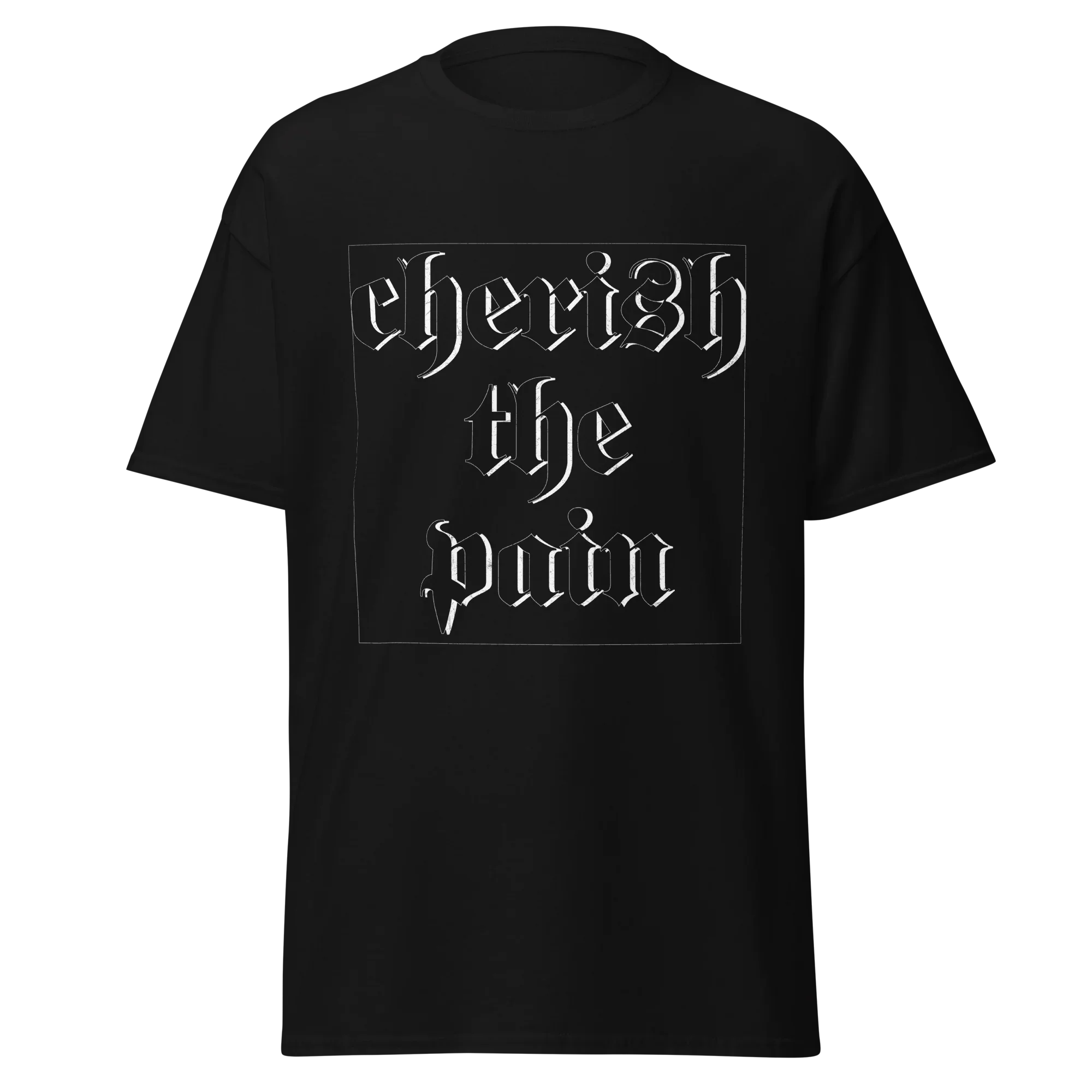 cherish the pain t shirt front.webp