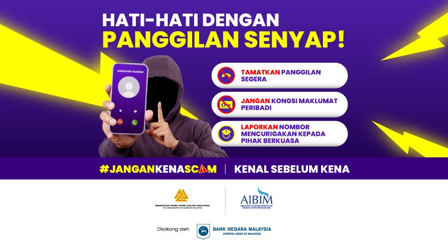 ⚠️ Terima Panggilan Senyap? Awas! Itu taktik baharu scammer.