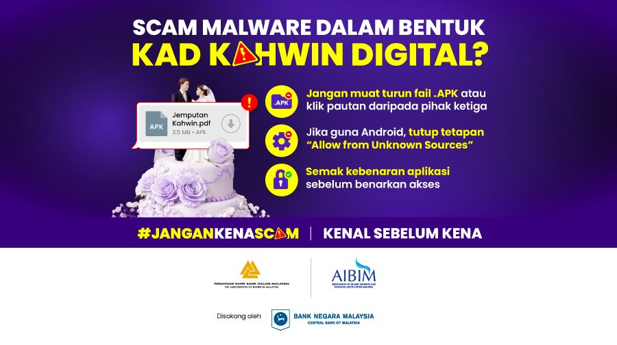 Jemputan Kahwin Pun Boleh Jadi Scam!