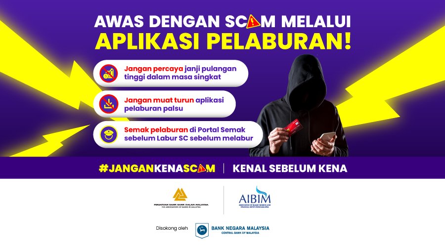 Scam Pelaburan Kini Menjalar ke Aplikasi