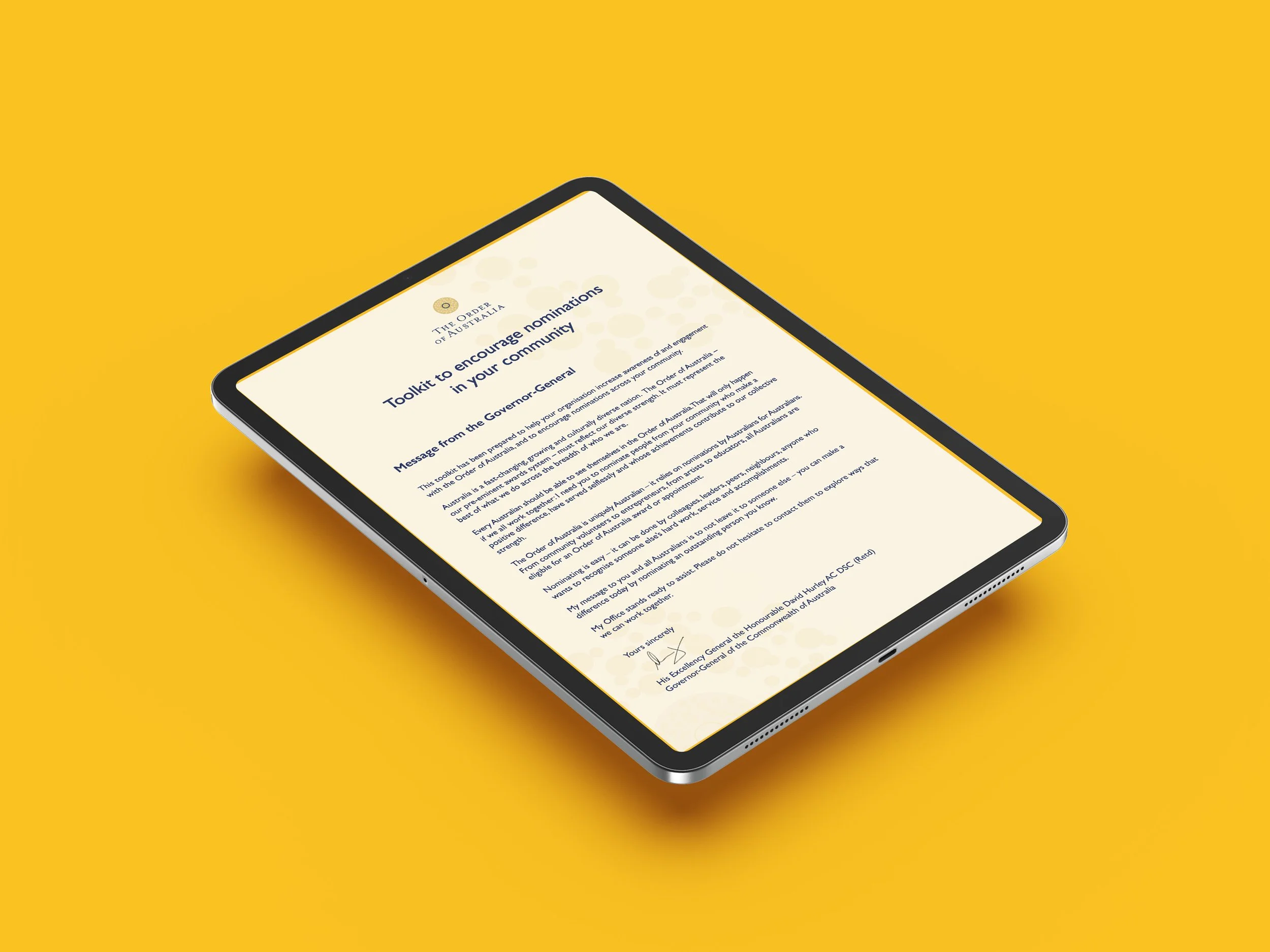 The Order of Australia Toolkit