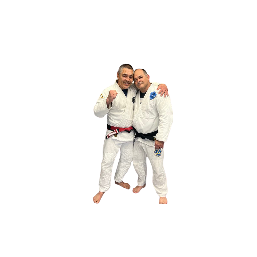 Joe Mendoza with Master Rickson Gracie