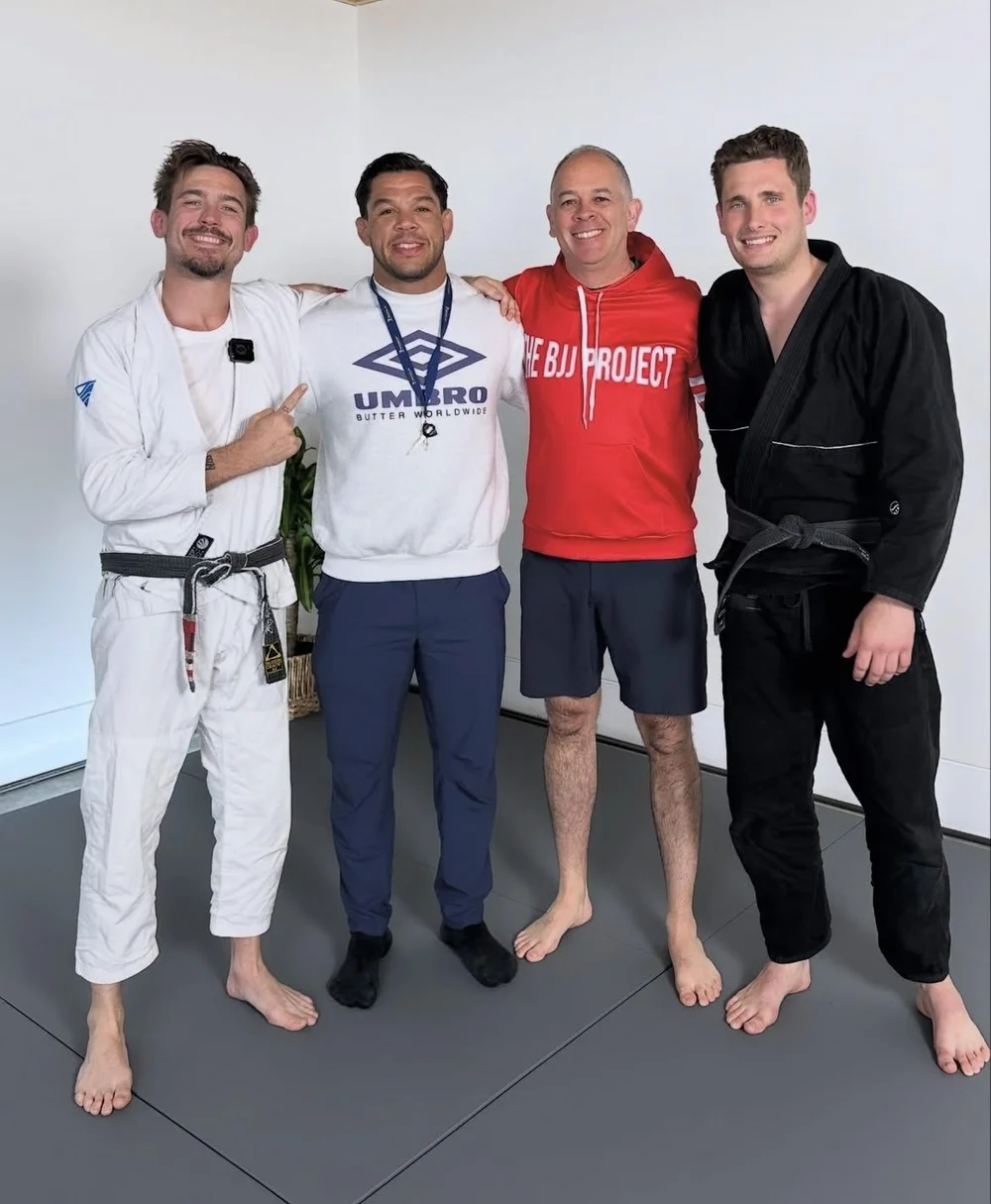 Chris, Nathan, Charles and Will filming The Suitcase