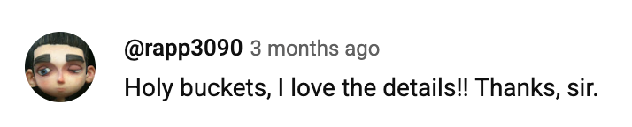 Student testimonial