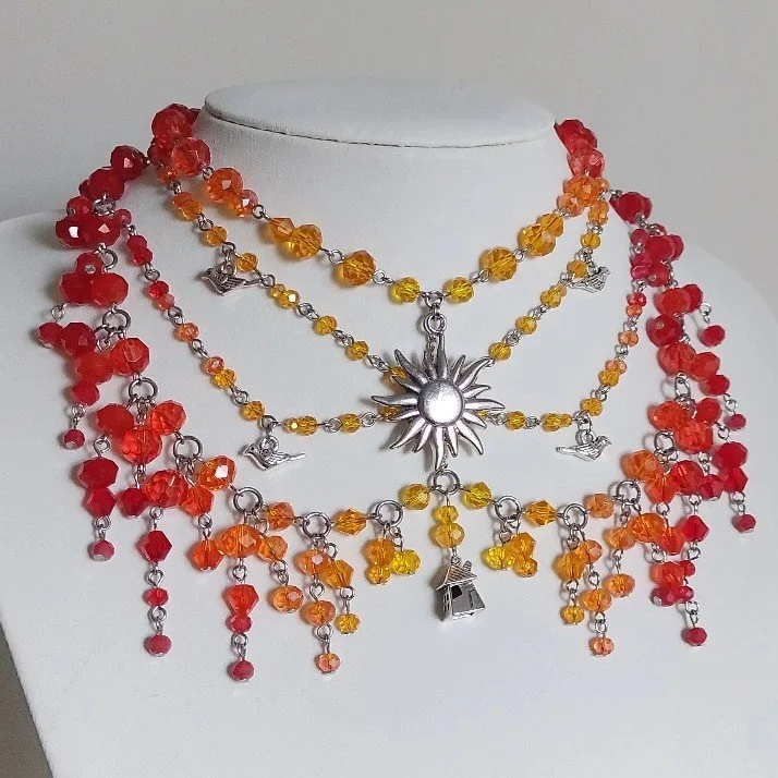'Tequila Sunrise' Necklace I