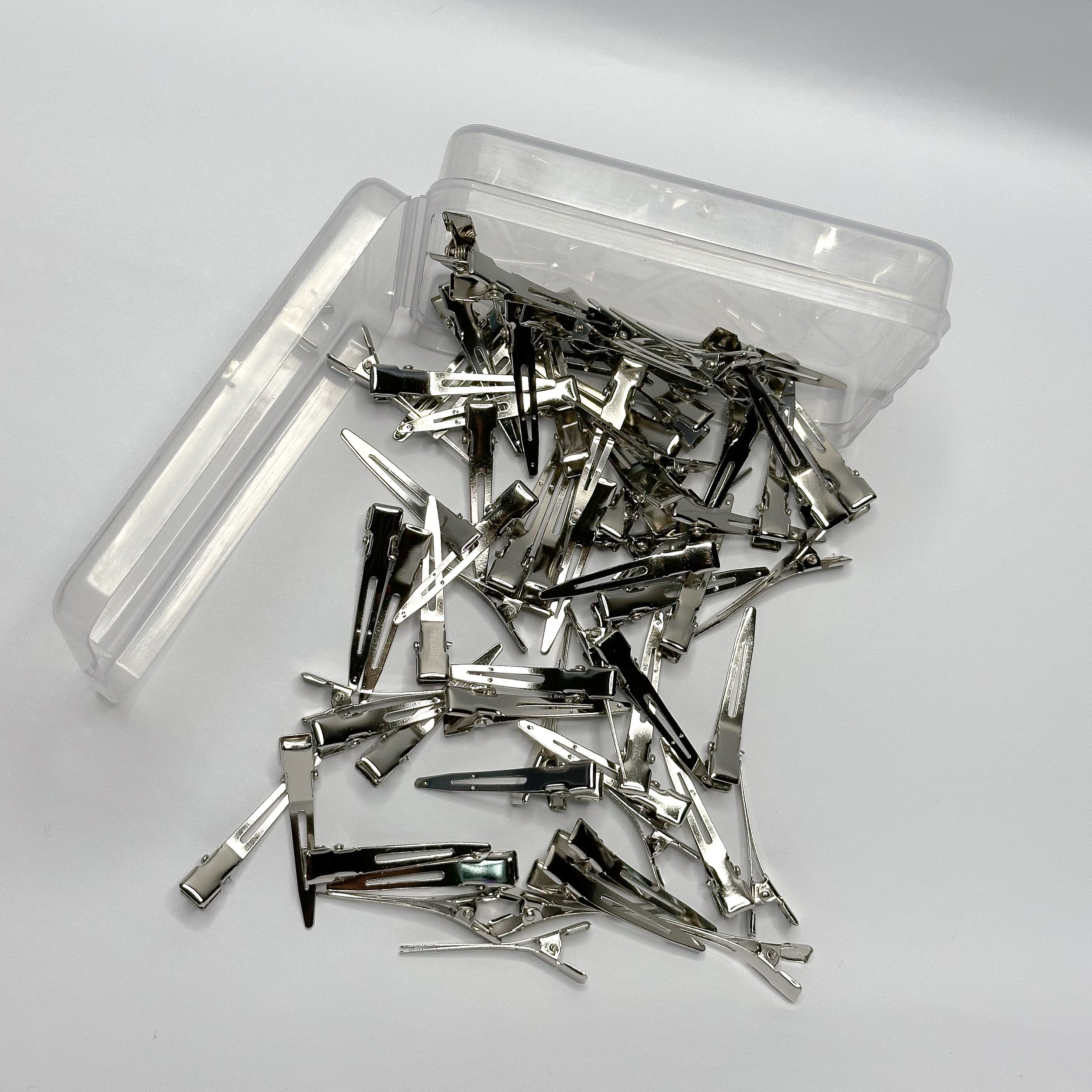 Metal hair clips box