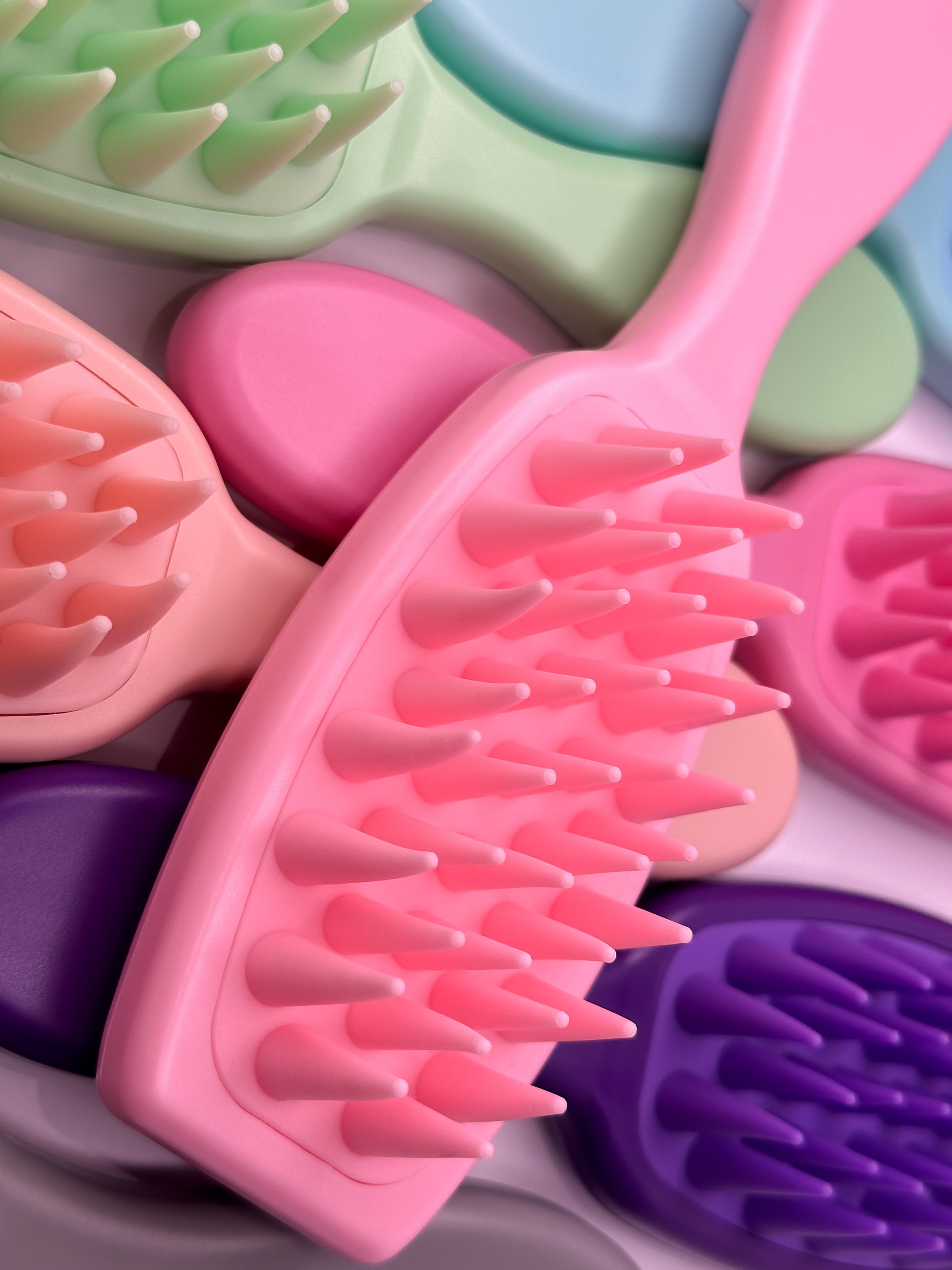 Hair and scalp massage brush