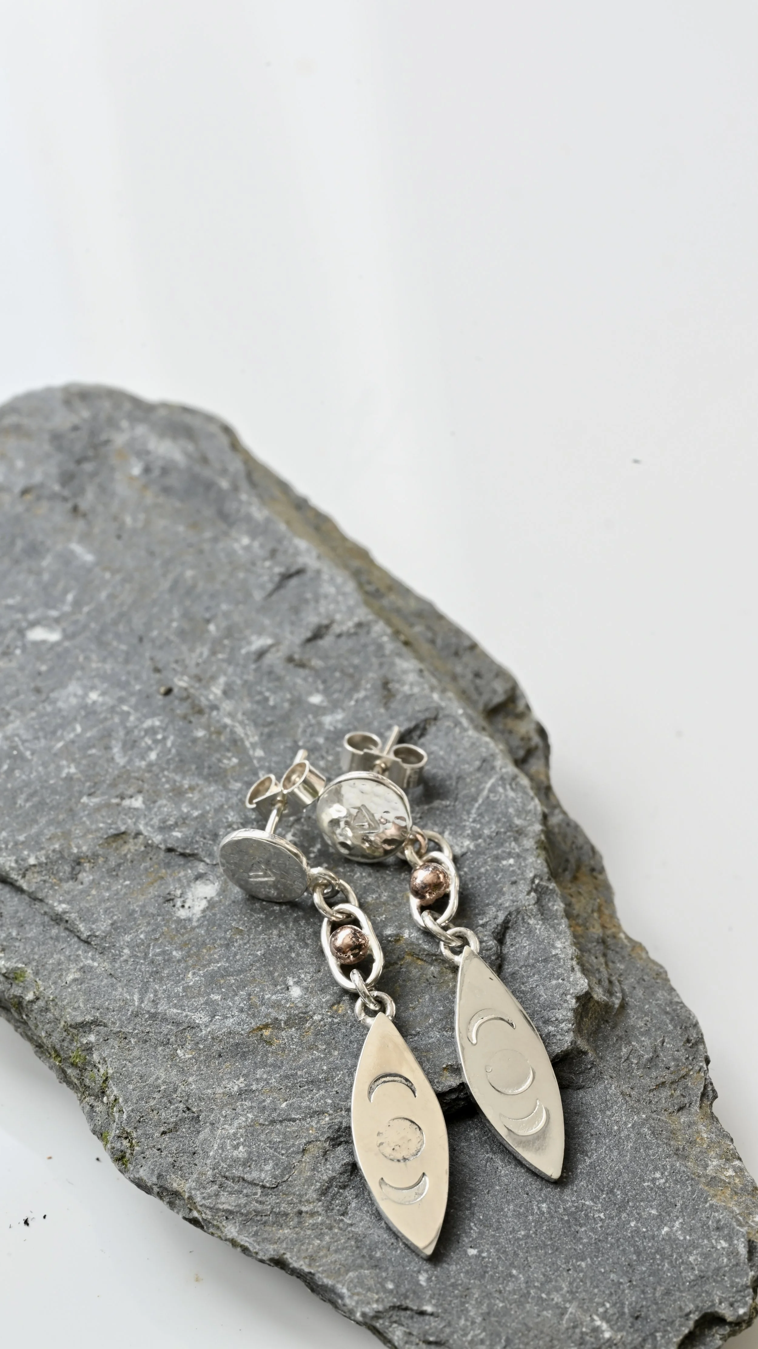 Silver Drop Earrings
