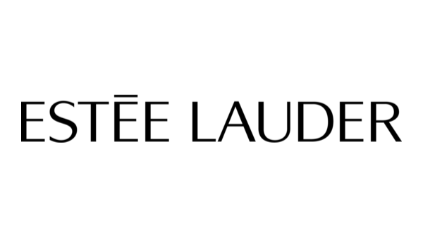 Estée Lauder logo in black text on a white background.