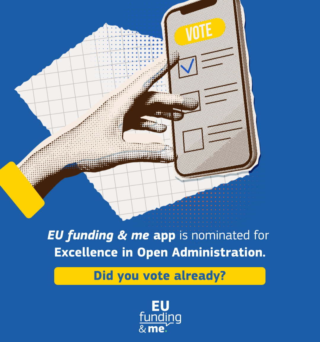 Did you know? The EU funding &amp; me app has been nominated for the EUombudsman Award 