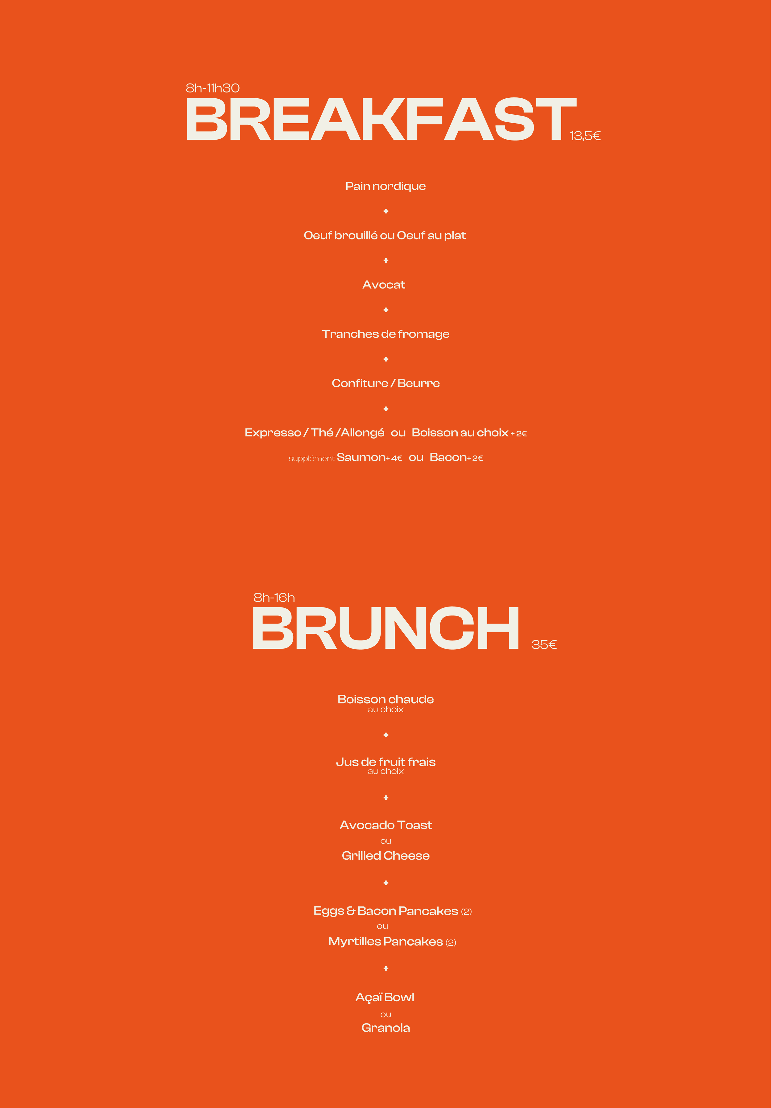 Menu Mousse en français — seconde partie