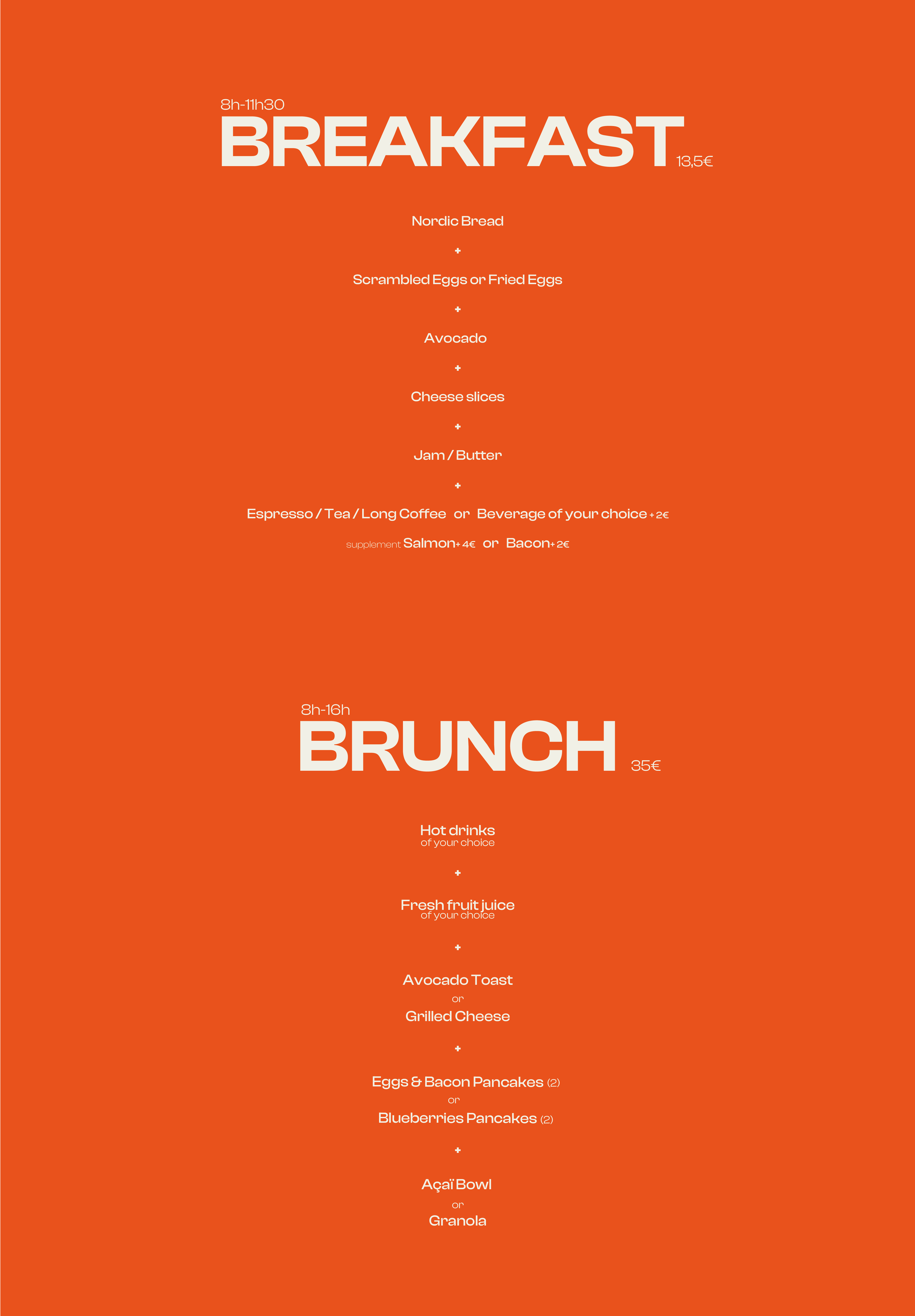 Menu Mousse en anglais — seconde partie