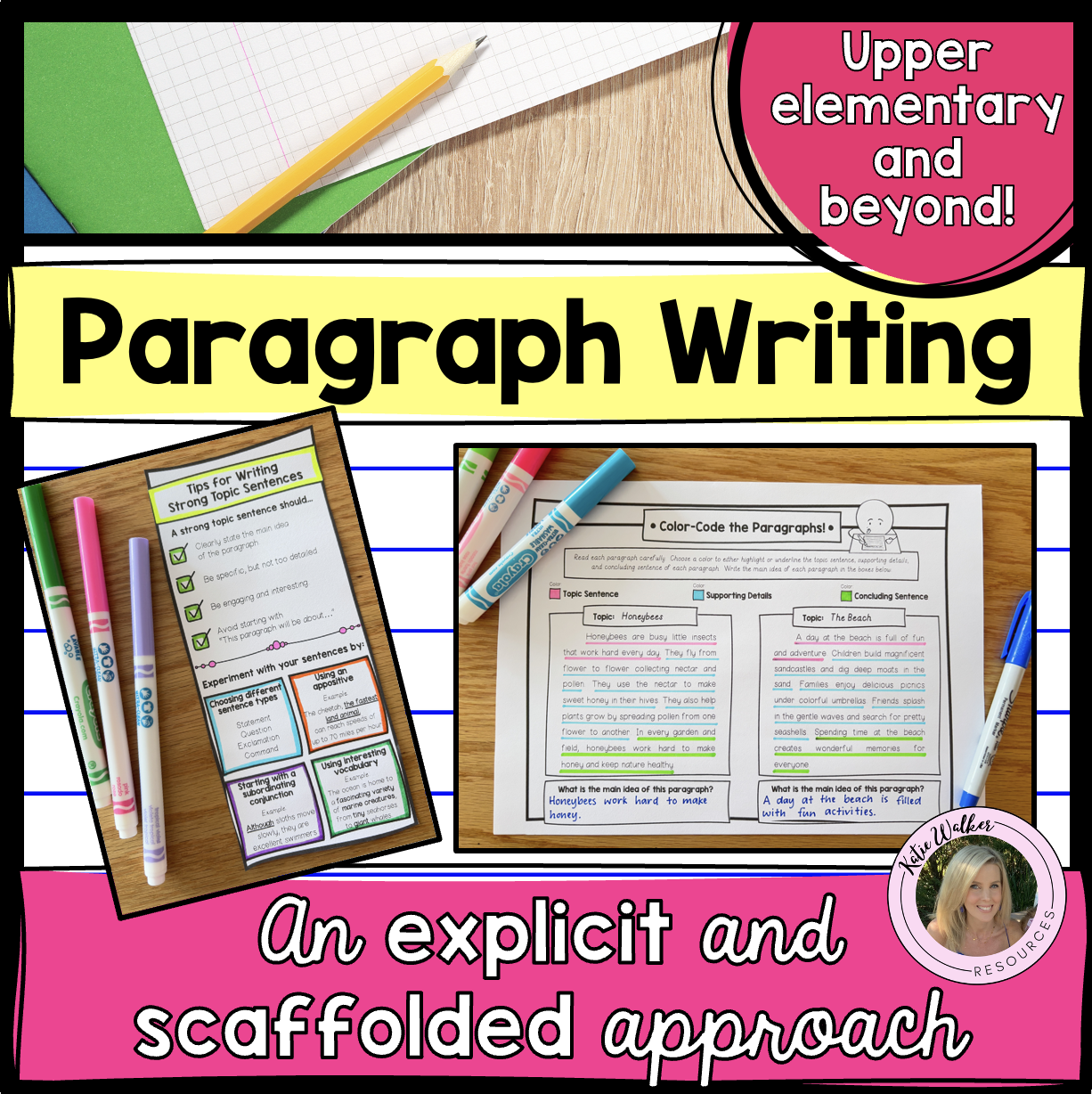 Paragraph writing, an explicit and scaffolded approach