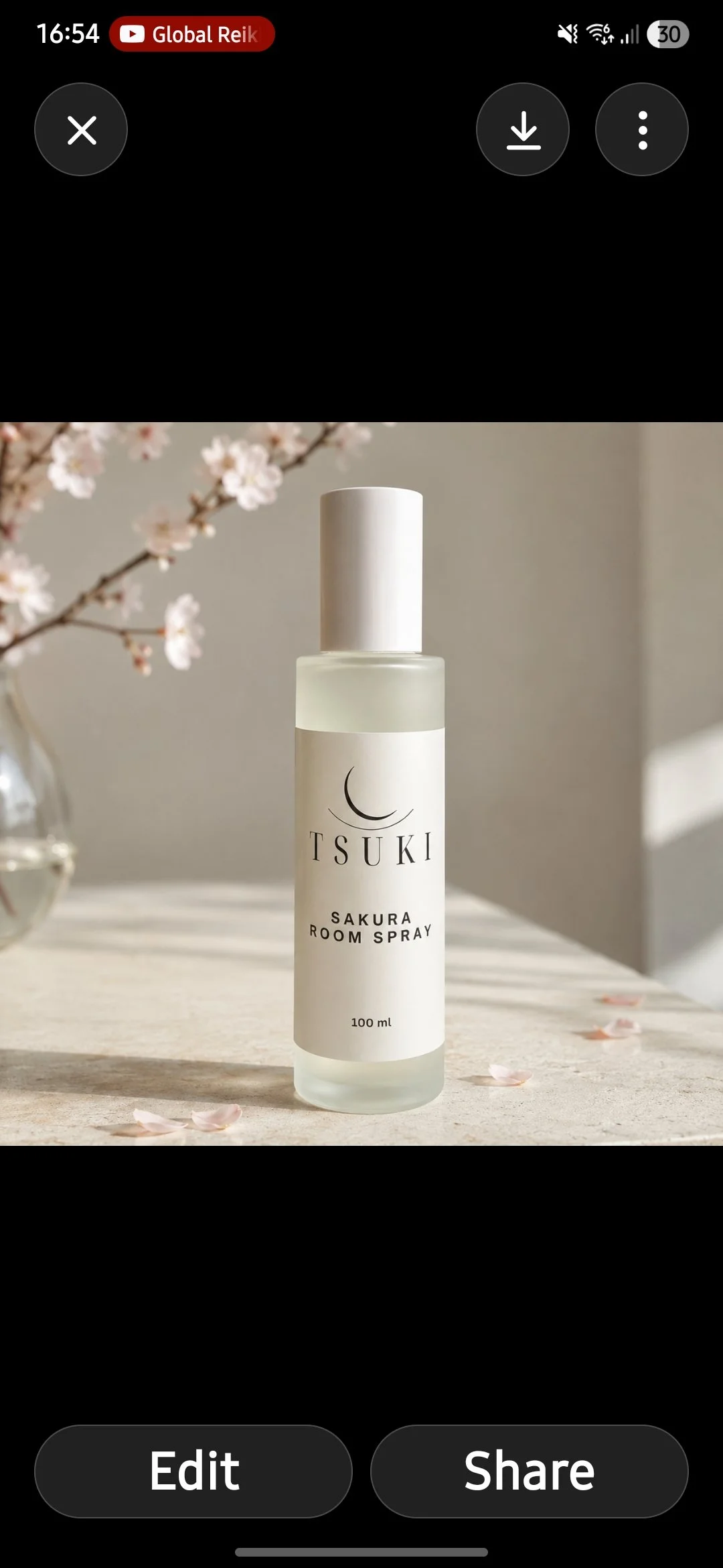 TSUKI Sakura Room Spray