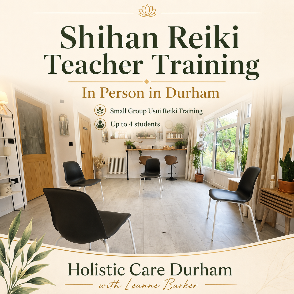 Reiki Teacher Training, 10-3pm, 16/17th July  In Person
