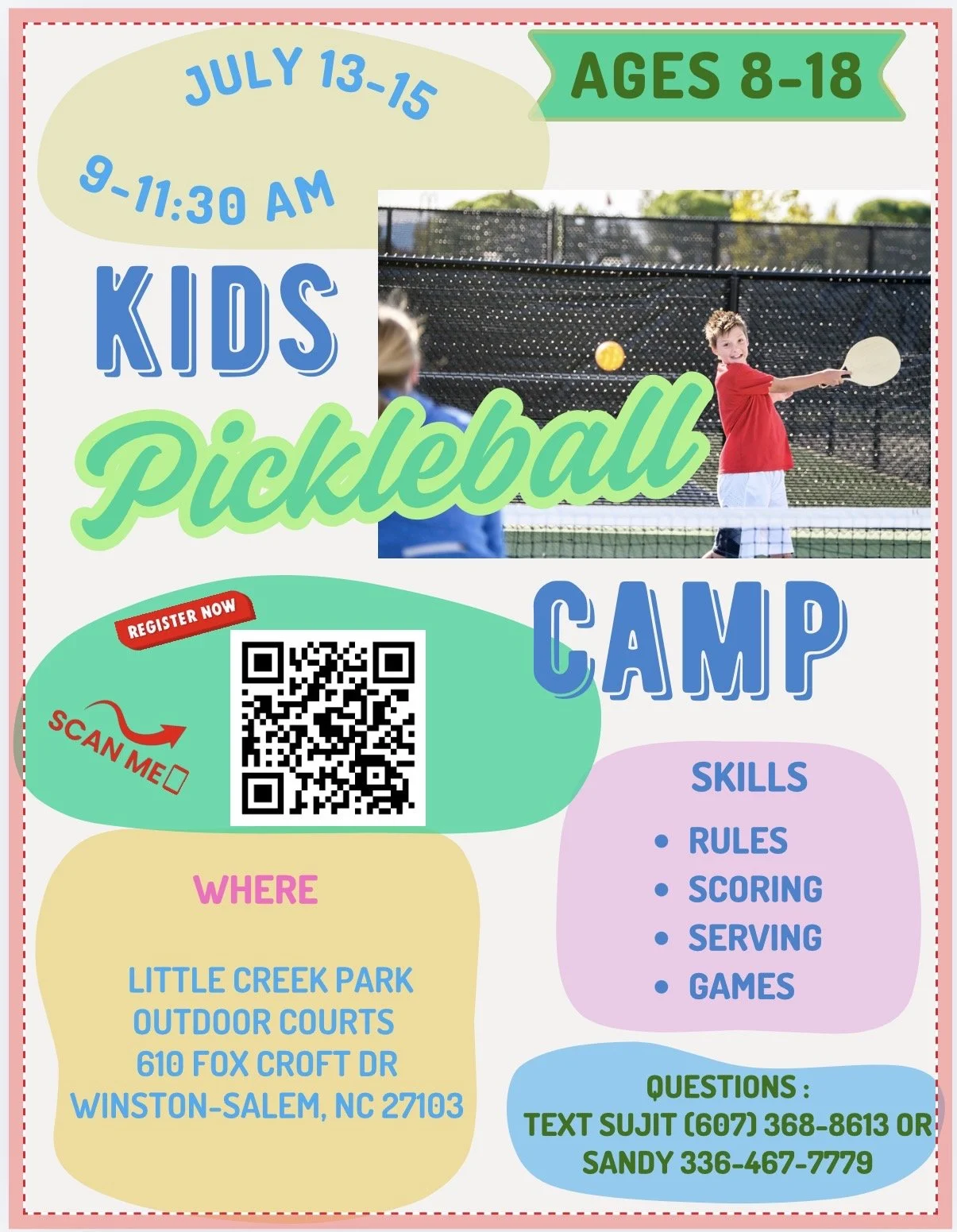 WSPC Youth Pickleball Camp 2026 - click to register.