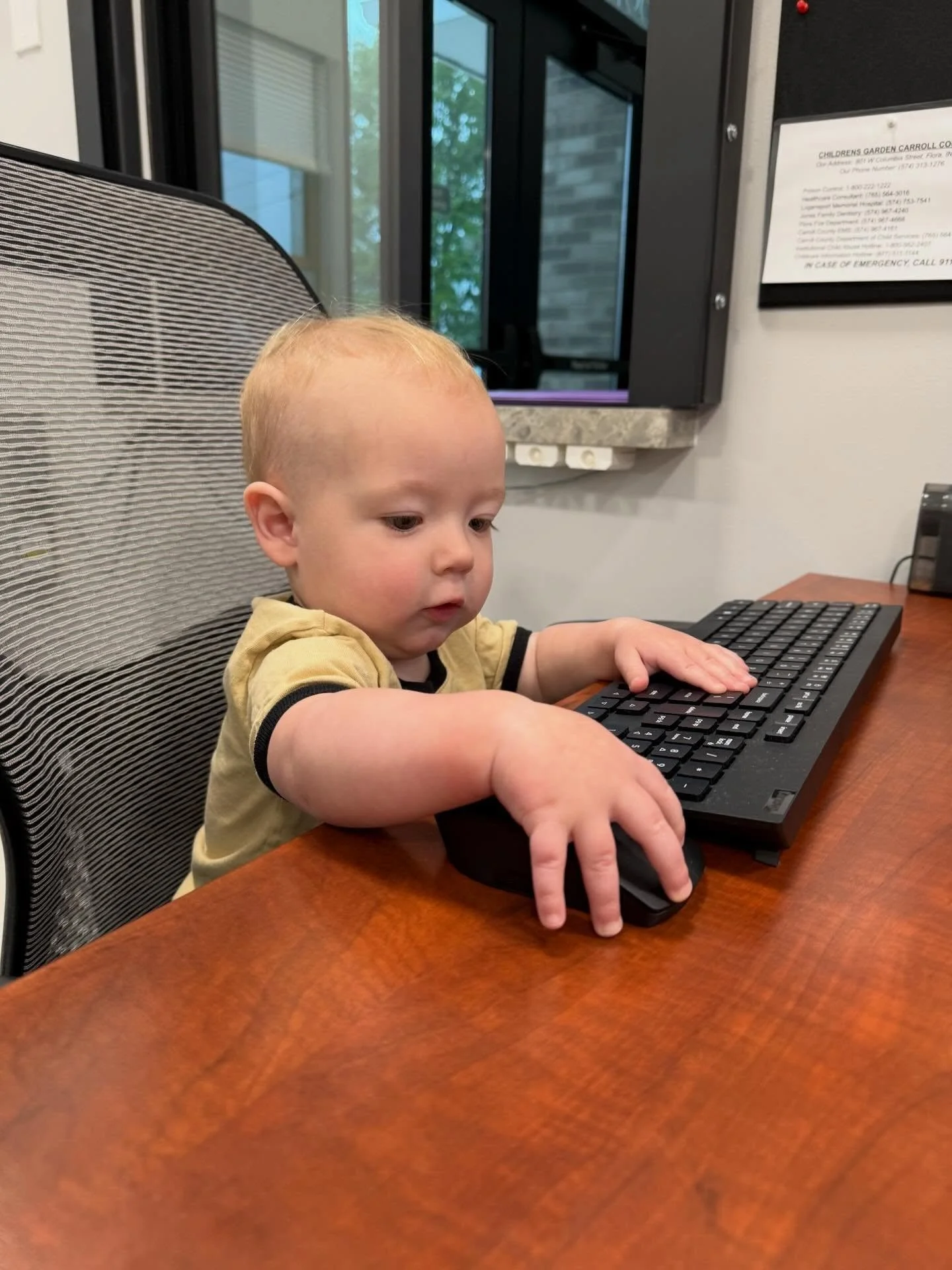 &ldquo;Thank you for calling Childrens Garden, how can I help you today?&rdquo; 📎
Luckily our toddlers don&rsquo;t usually take calls or answer emails,  but our administration staff can!  Send us an email or give us a call anytime, we are happy to a