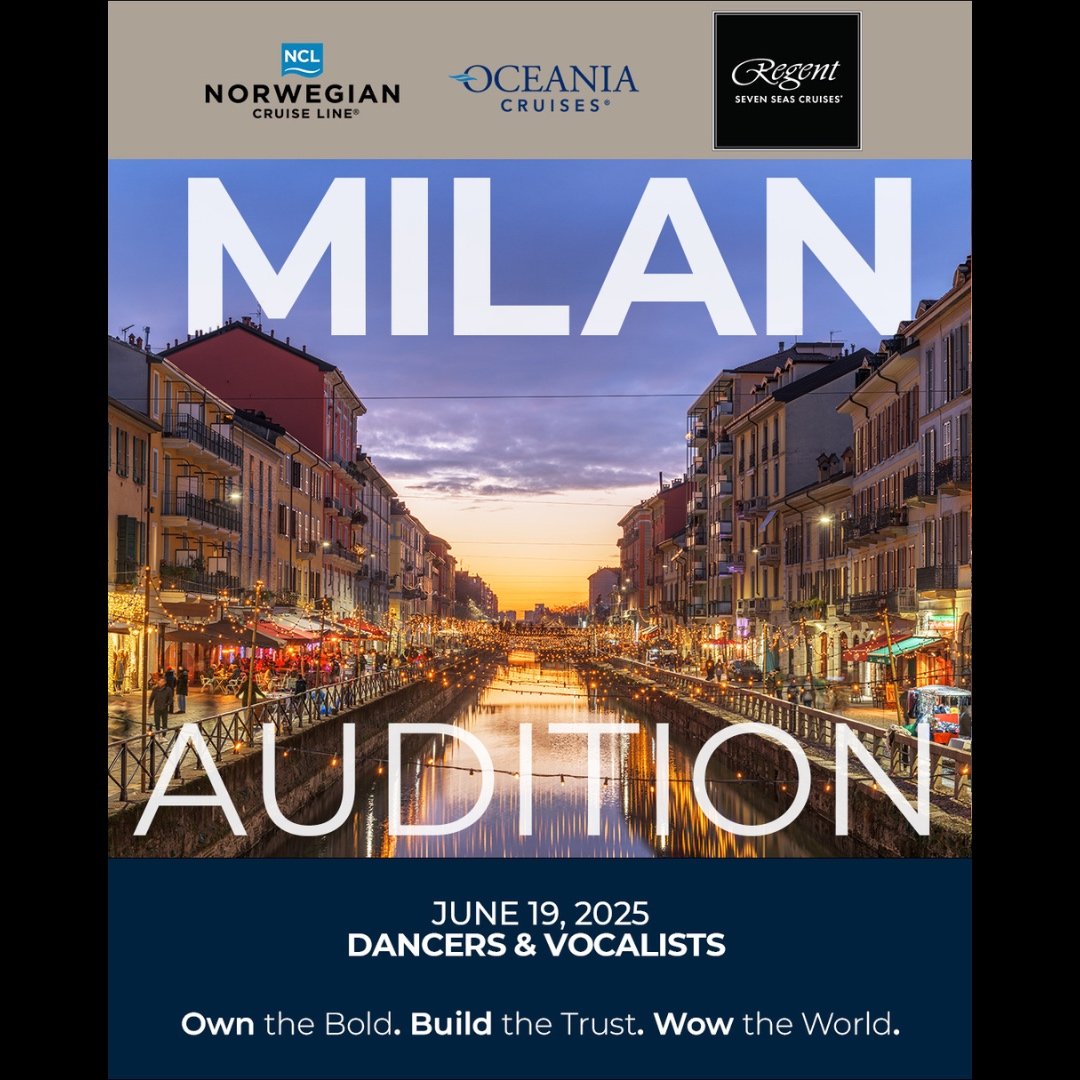 NCLH Shows and Experiences - DANCE and vocal auditIONS - Milan