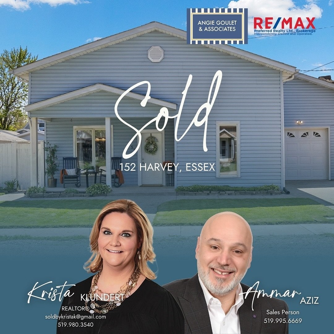 🎉Congratulations to @kristaklundert,  @ammaraziz.remax and sellers on the sale of this beautiful home🏡