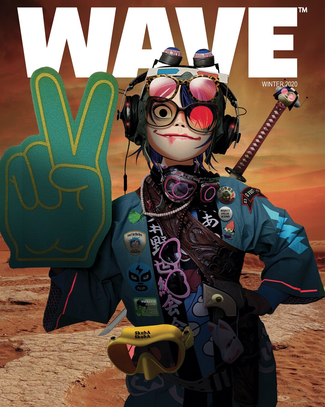 GORILLAZ FOR WAVE MAGAZINE