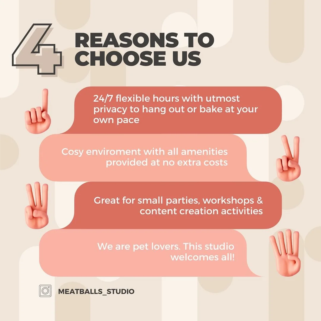 Did we mention, that we have special rates for bulk bookings too? Contact us for more details! 

#kitchenrentalsingapore #bakingclasssg #bakingstudiosingapore #eventvenuesingapore #bakingfromscratch