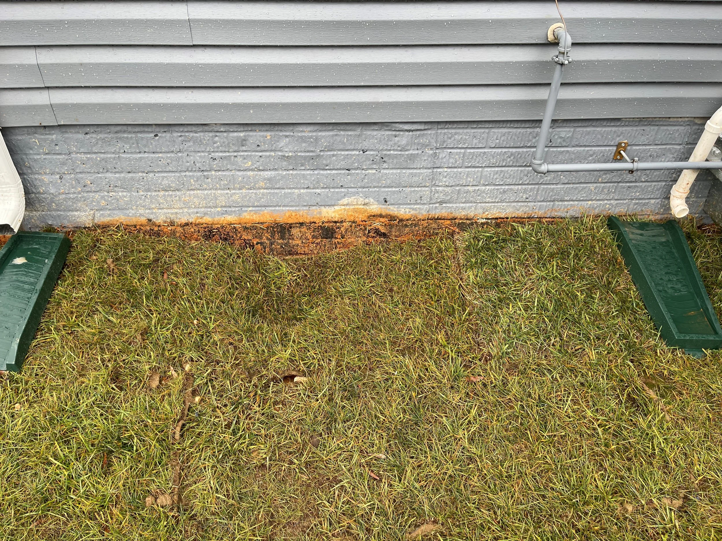 Sinkhole #2 on front right side of home