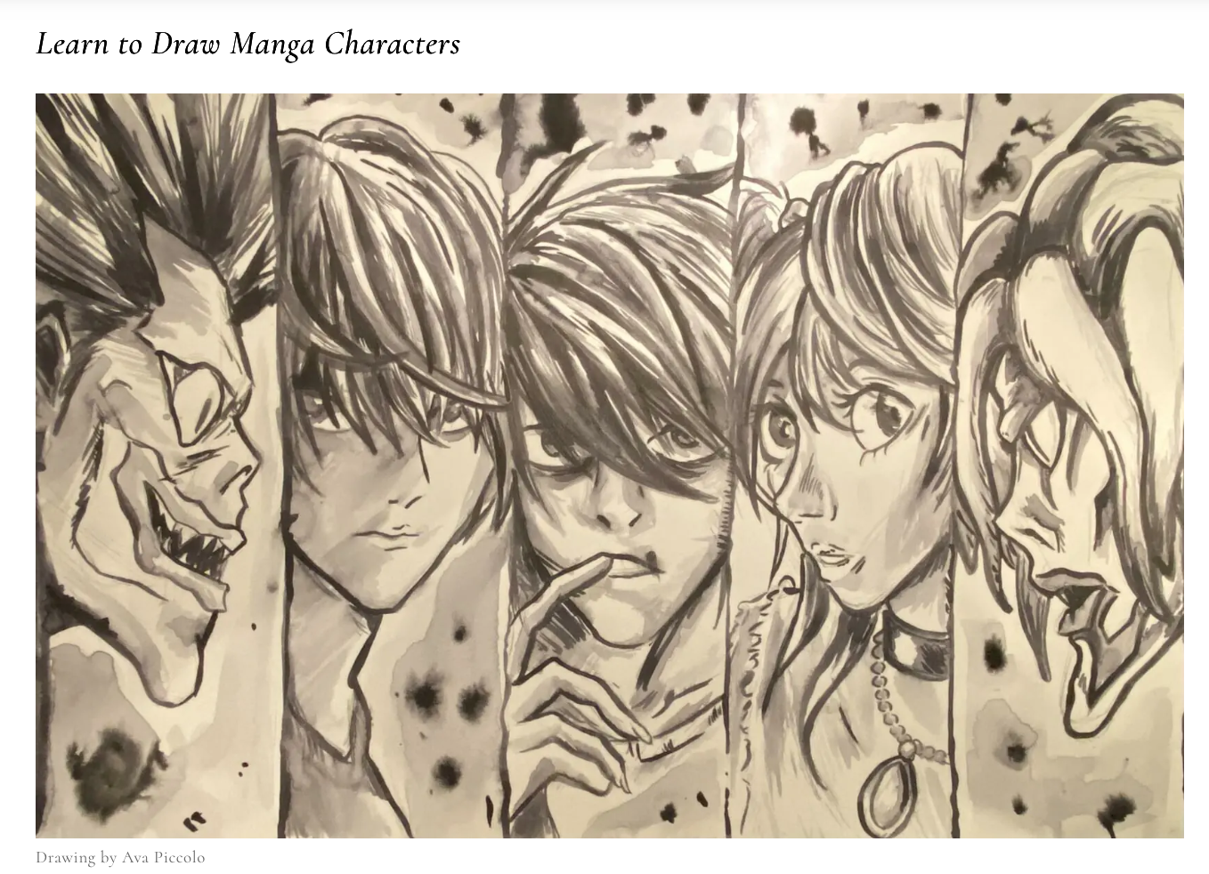 Learn to Draw Manga Characters