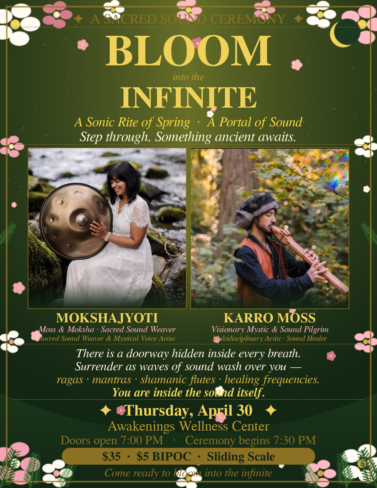 BLOOM INTO THE INFINITE: Sonic Rite of Spring