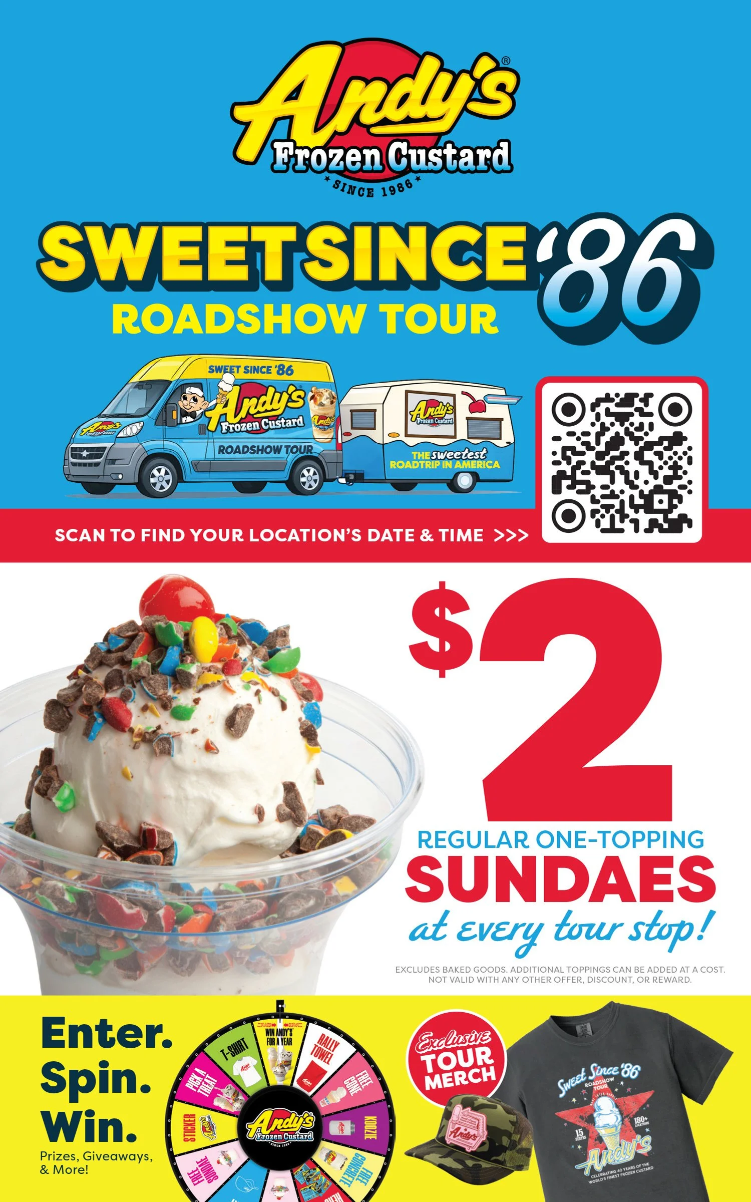 Celebrate 40 sweet years of Andy's Frozen Custard.