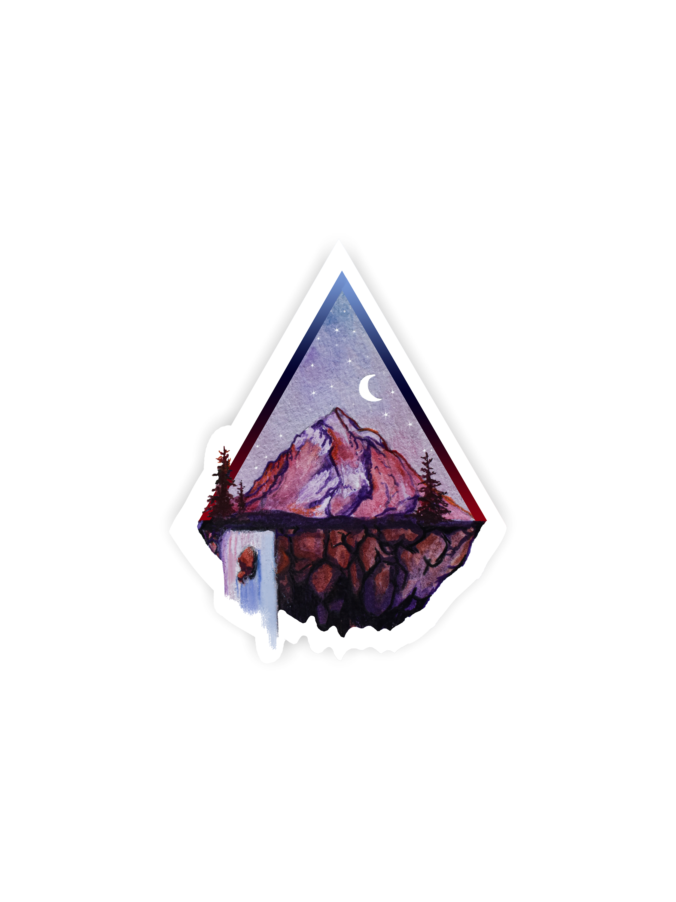 Mount Hood Vinyl Sticker