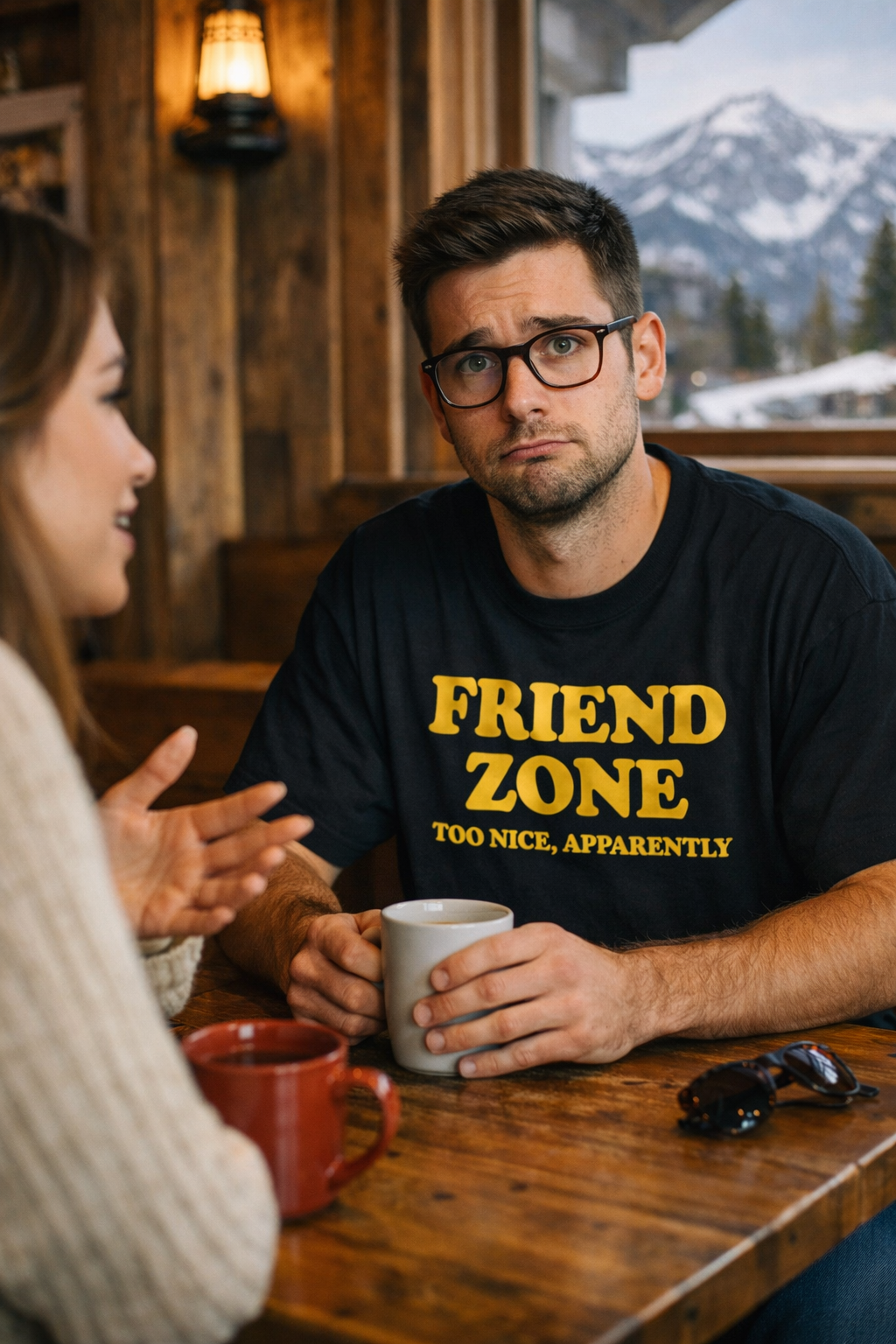 The Friend Zone Men’s box tee