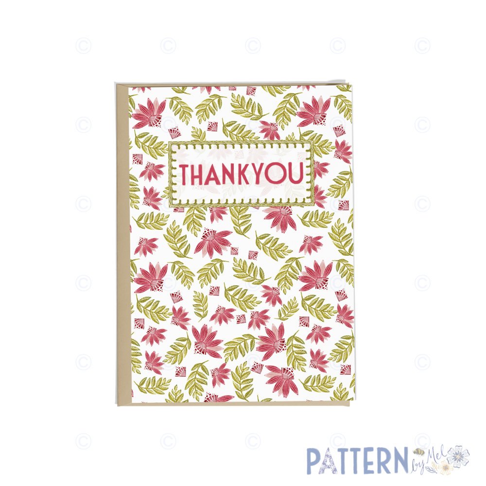 Thank you card (Design - Grace)