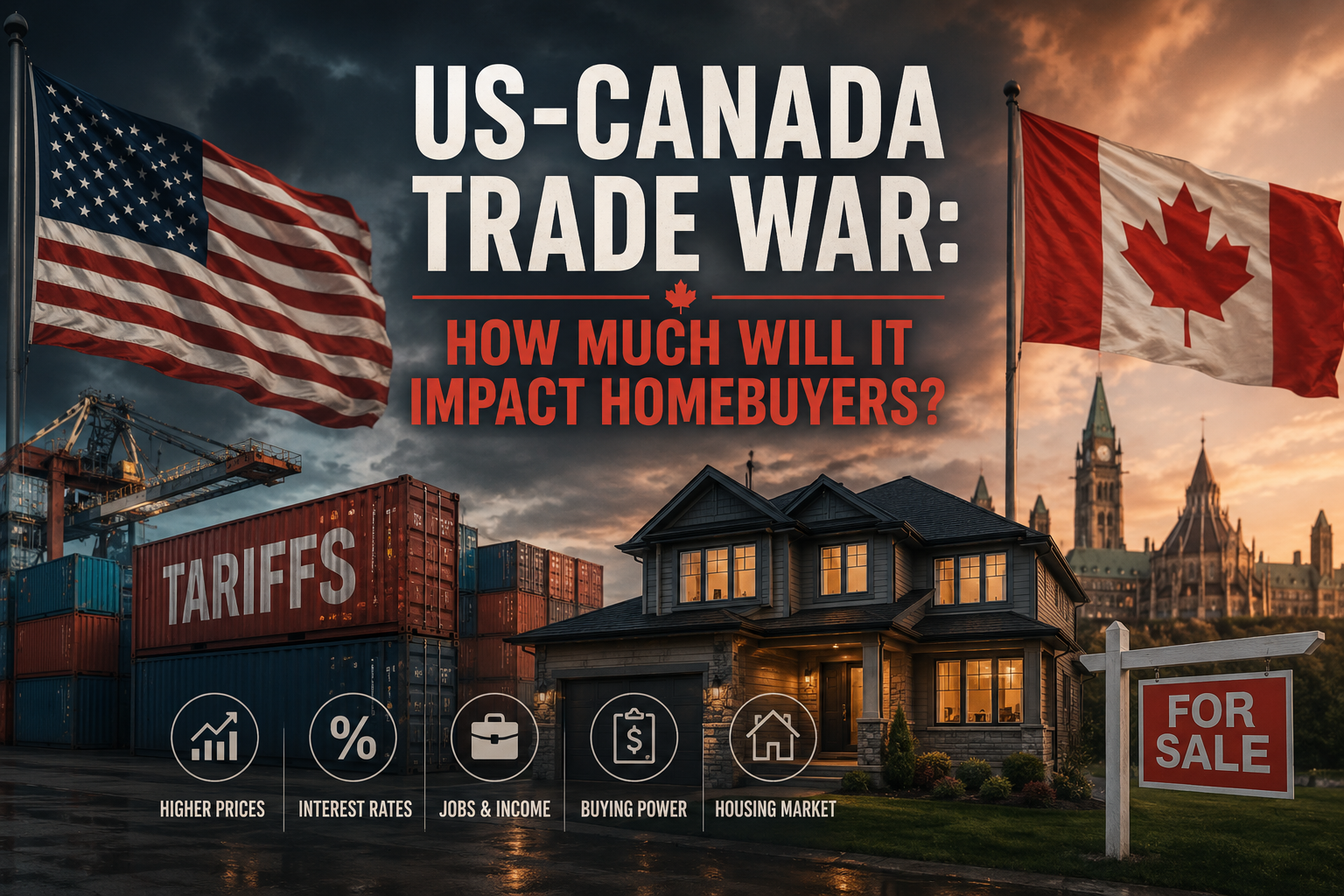 US-Canada trade war: How much will it impact homebuyers?
