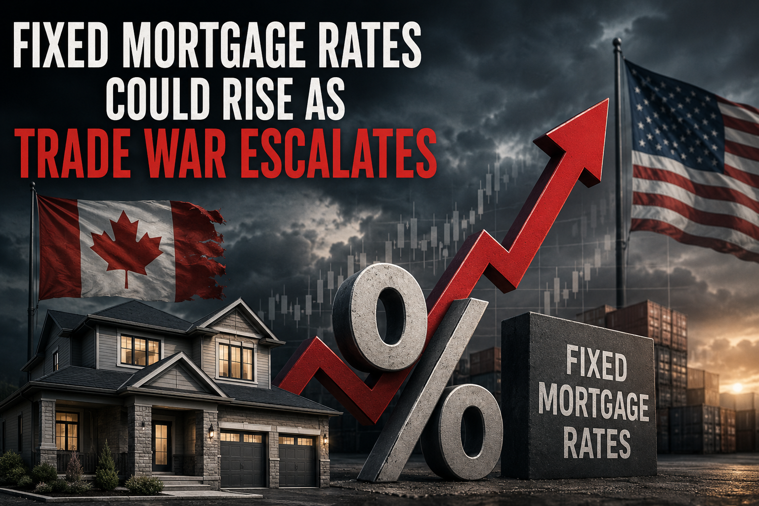 Fixed mortgage rates could rise as trade war escalates
