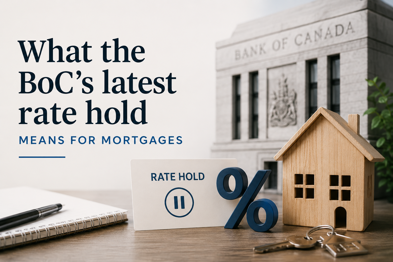 What the BoC's latest rate hold means for mortgages