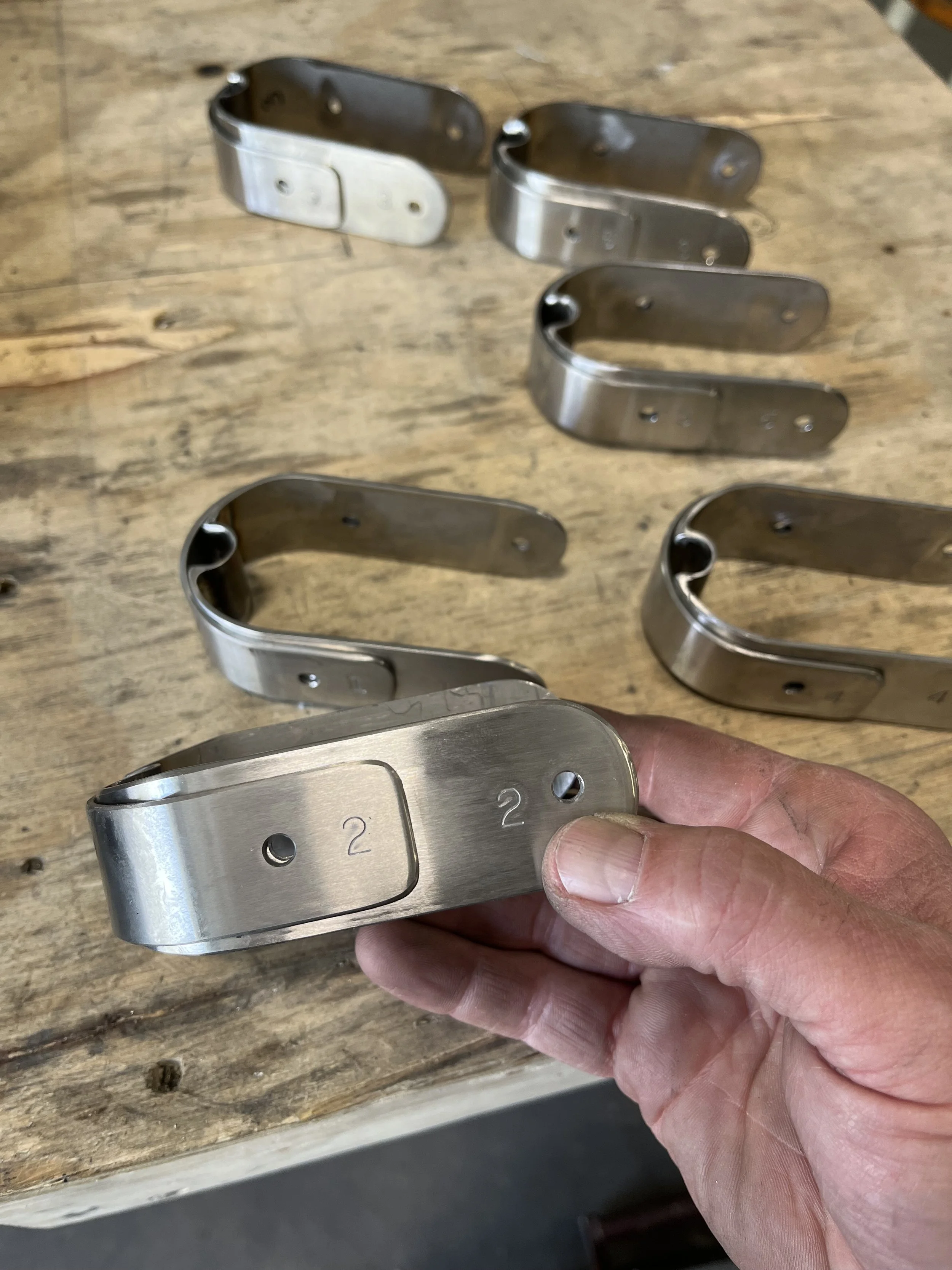 Spreader Tip Shroud Clamps
