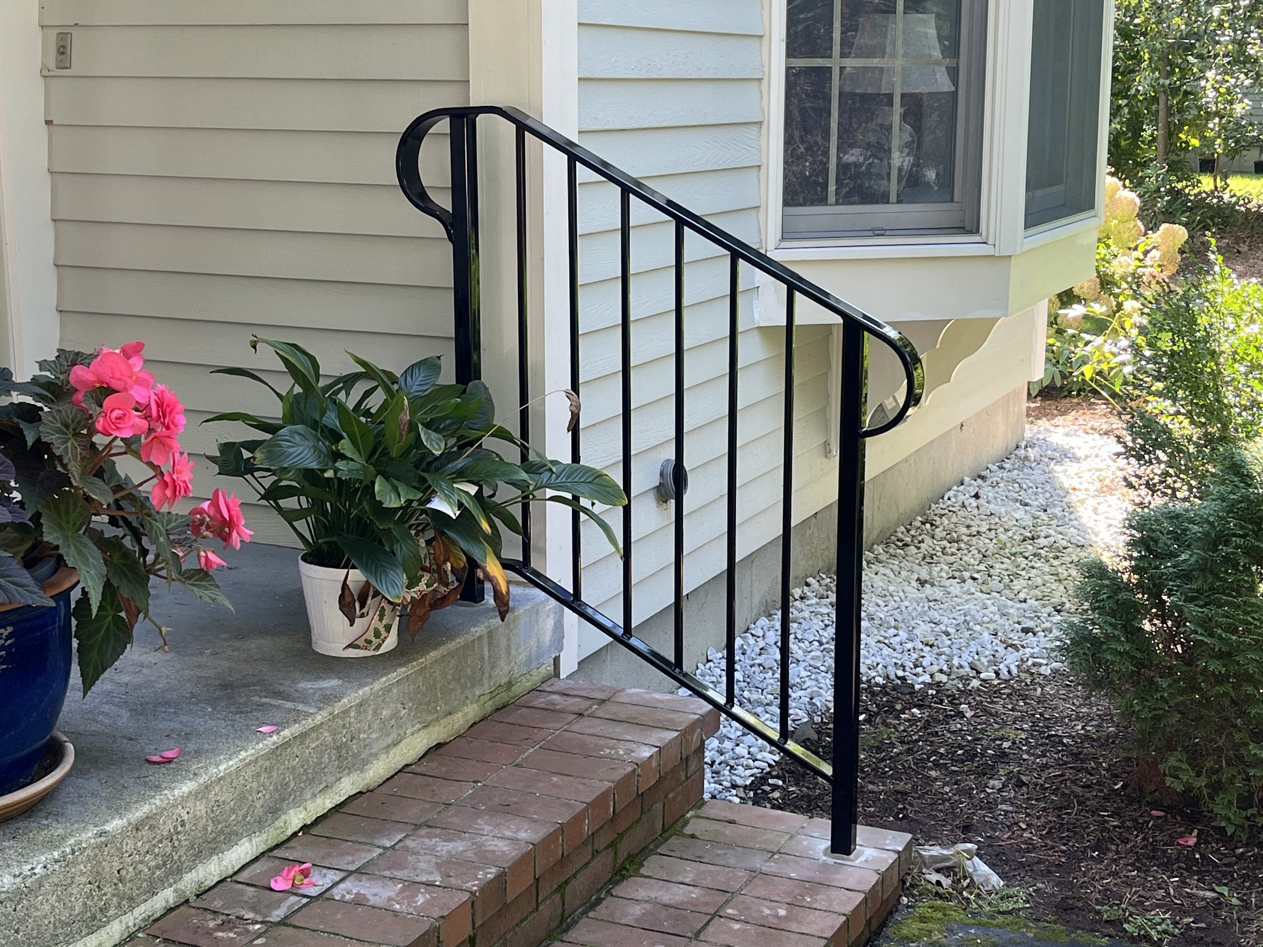 Residential Hand Rails - Powder Coated Steel