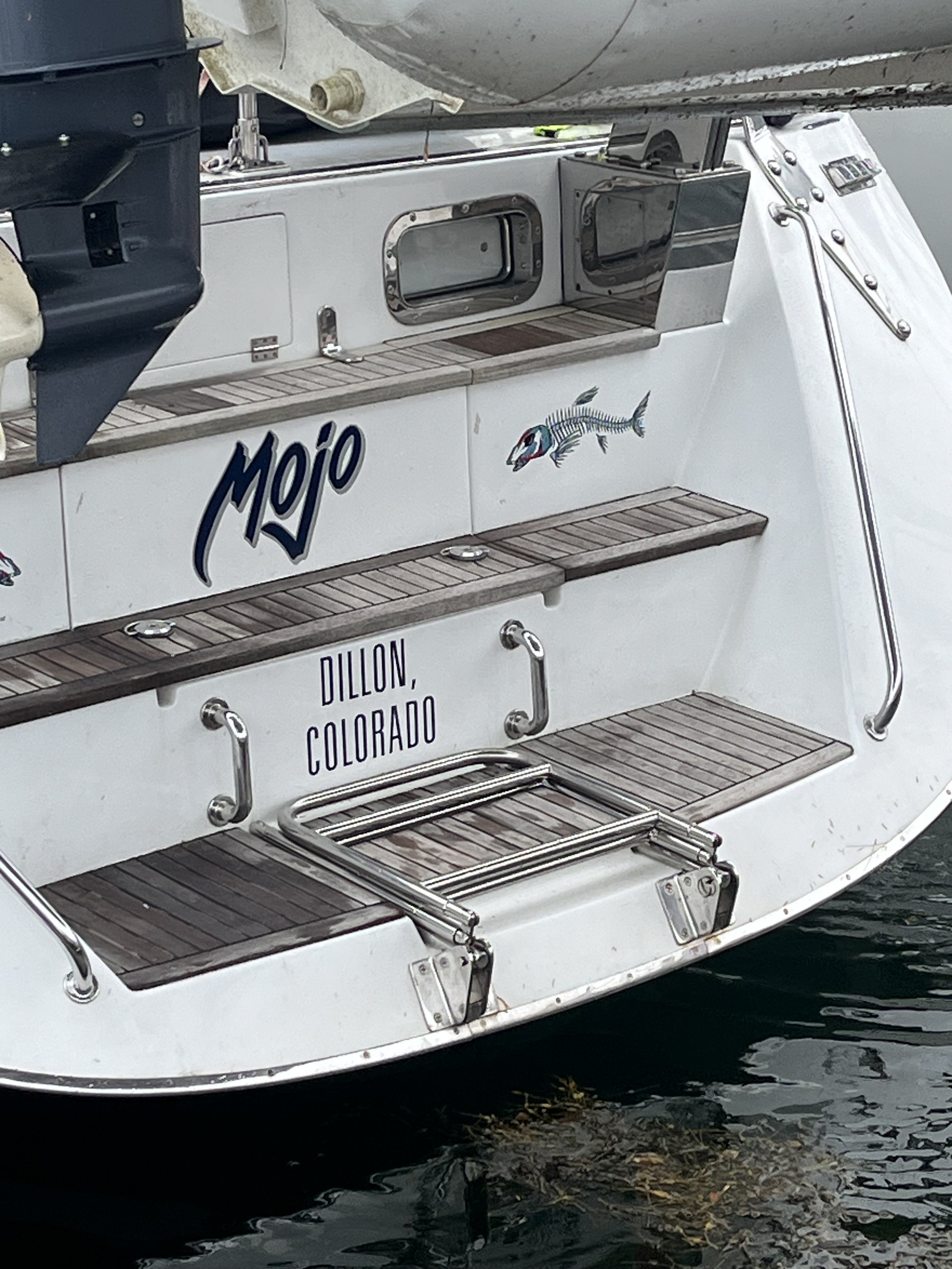 Folding Swim Ladder - Hylas 54