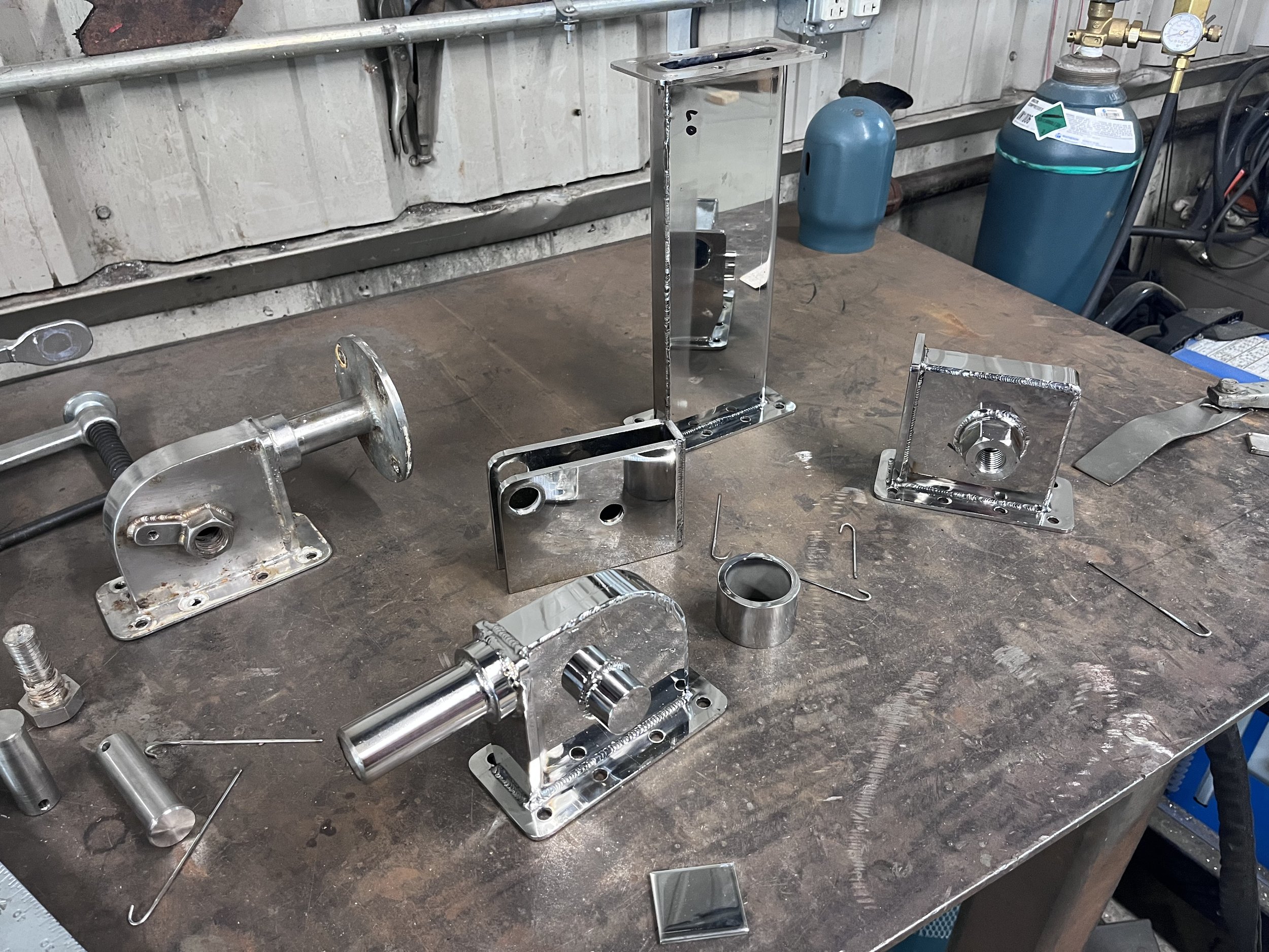 Sheave box Assemblies for Little Harbor 63 Centerboard