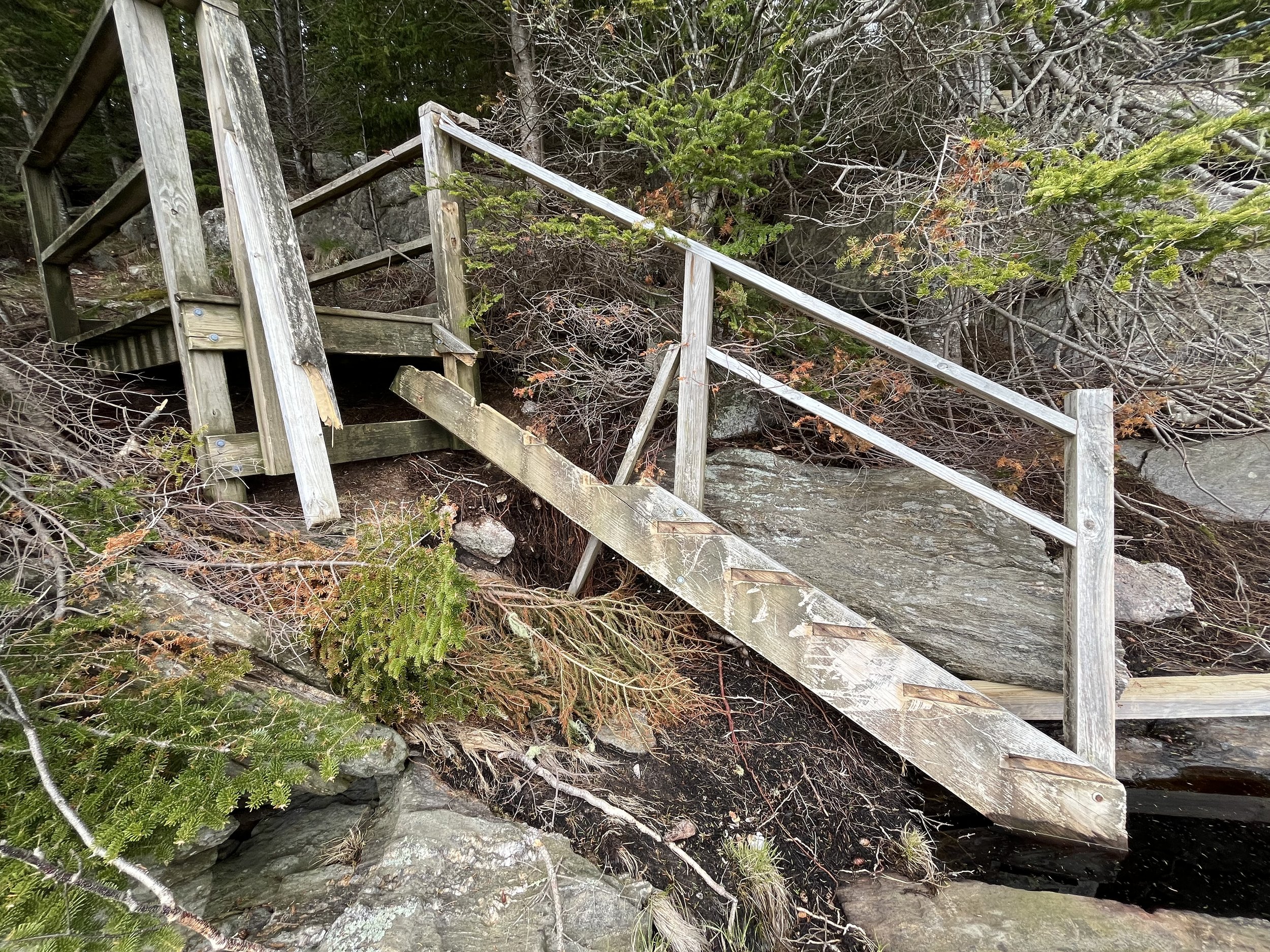 Landing and Stairs - Before