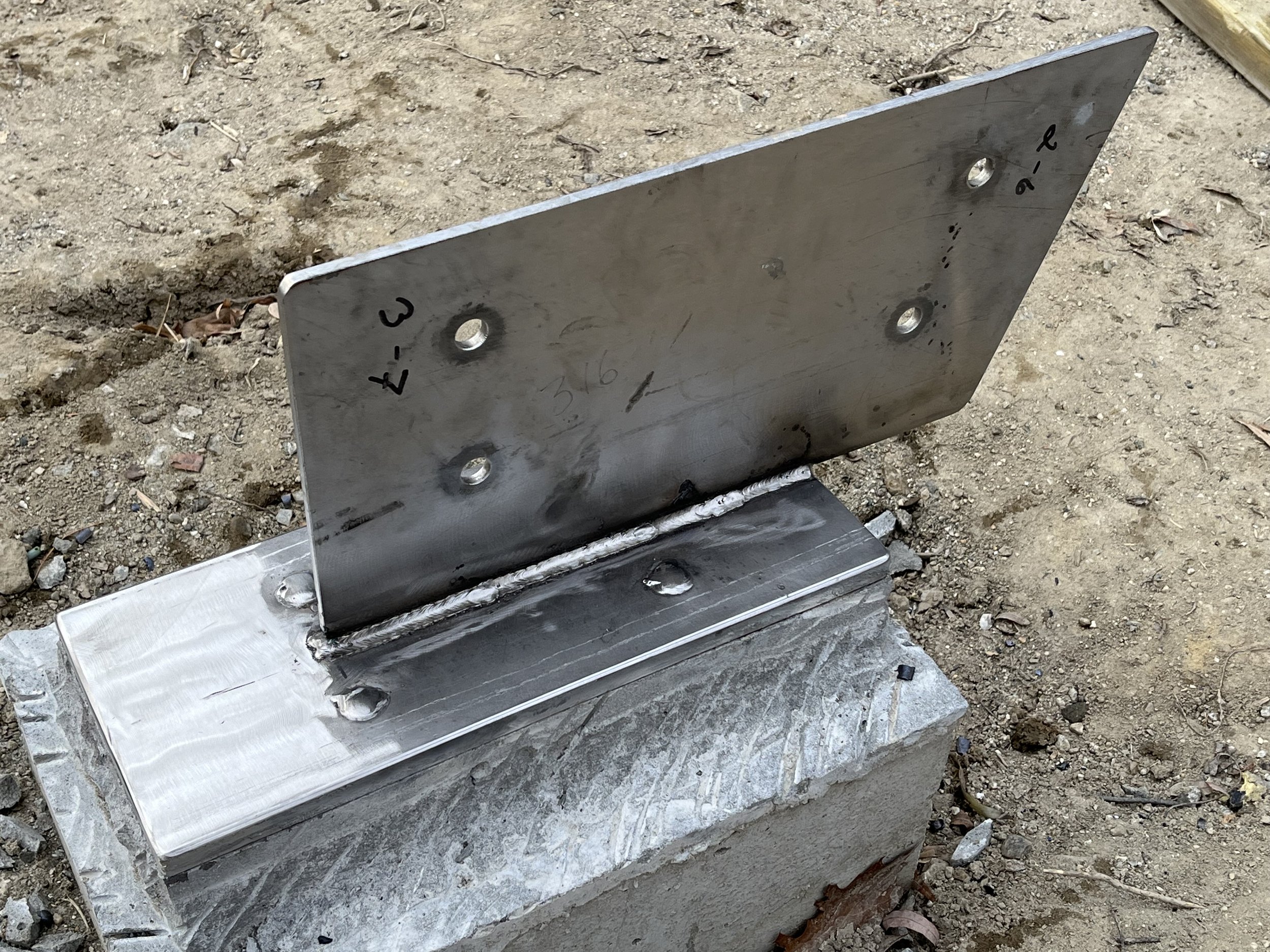 Deck Footer Bracket - SS