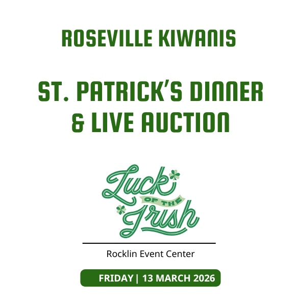 Roseville Kiwanis - St. Patrick's Dinner & Live Auction