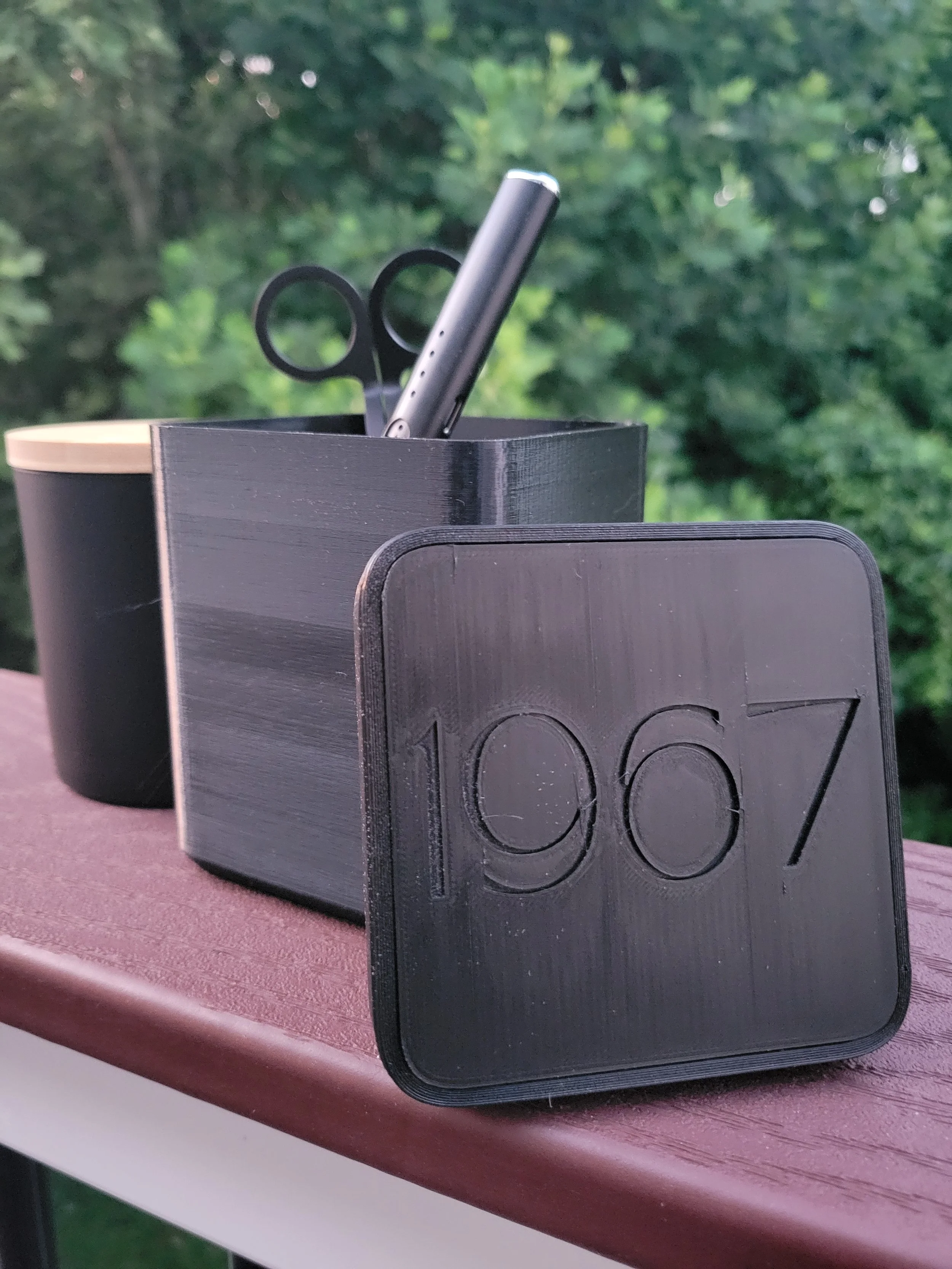 1967-branded presentation with candle-care accessories. Ask about available gifting options in your quote.
