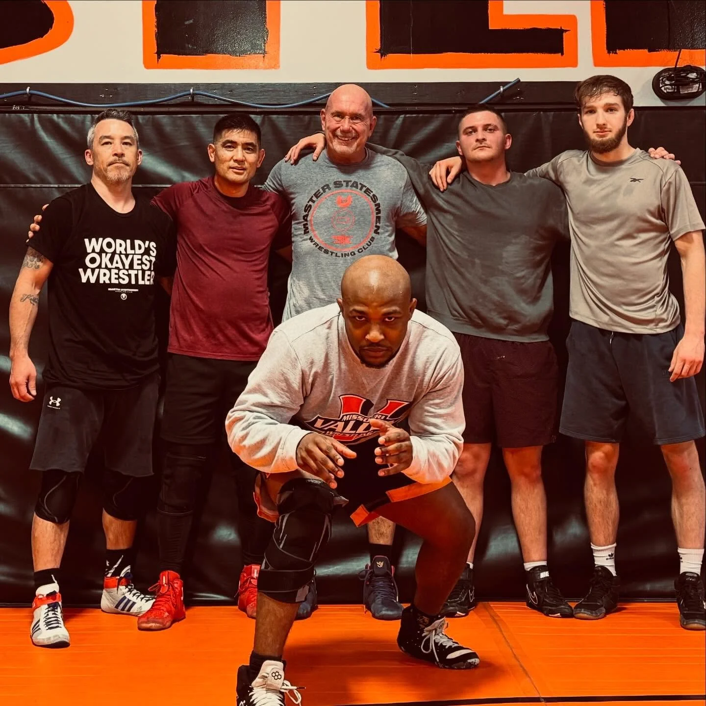 Sunday service with the boys. #worldsokayestwrestler #worldsokayest #adultwrestling #wrestling