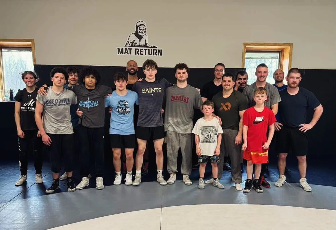 Our MSWC boy @khan_babah getting in work with @matreturnwrestling 🔥 Even when traveling, find the time.