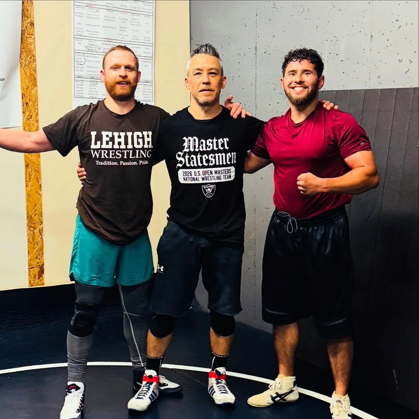 Tuesday night session at MF Underground. #adultwrestling