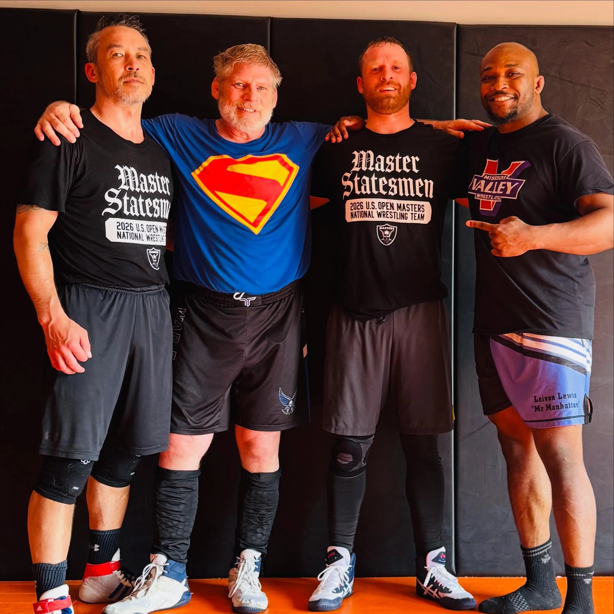 Sunday service #adultwrestling #keepgrinding #over50