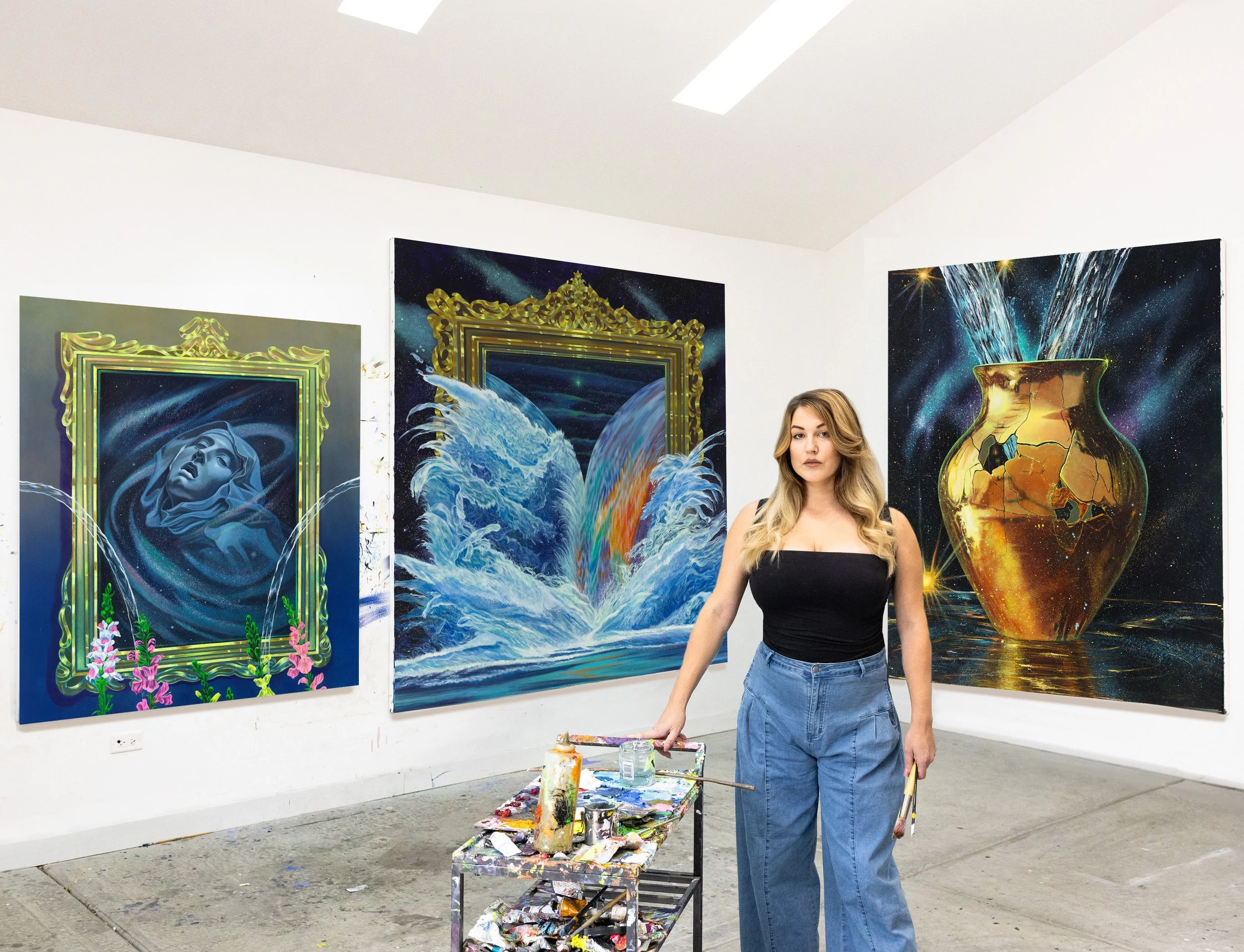 Between Neon and the Sacred: Inside the World of Cindy Bernhard