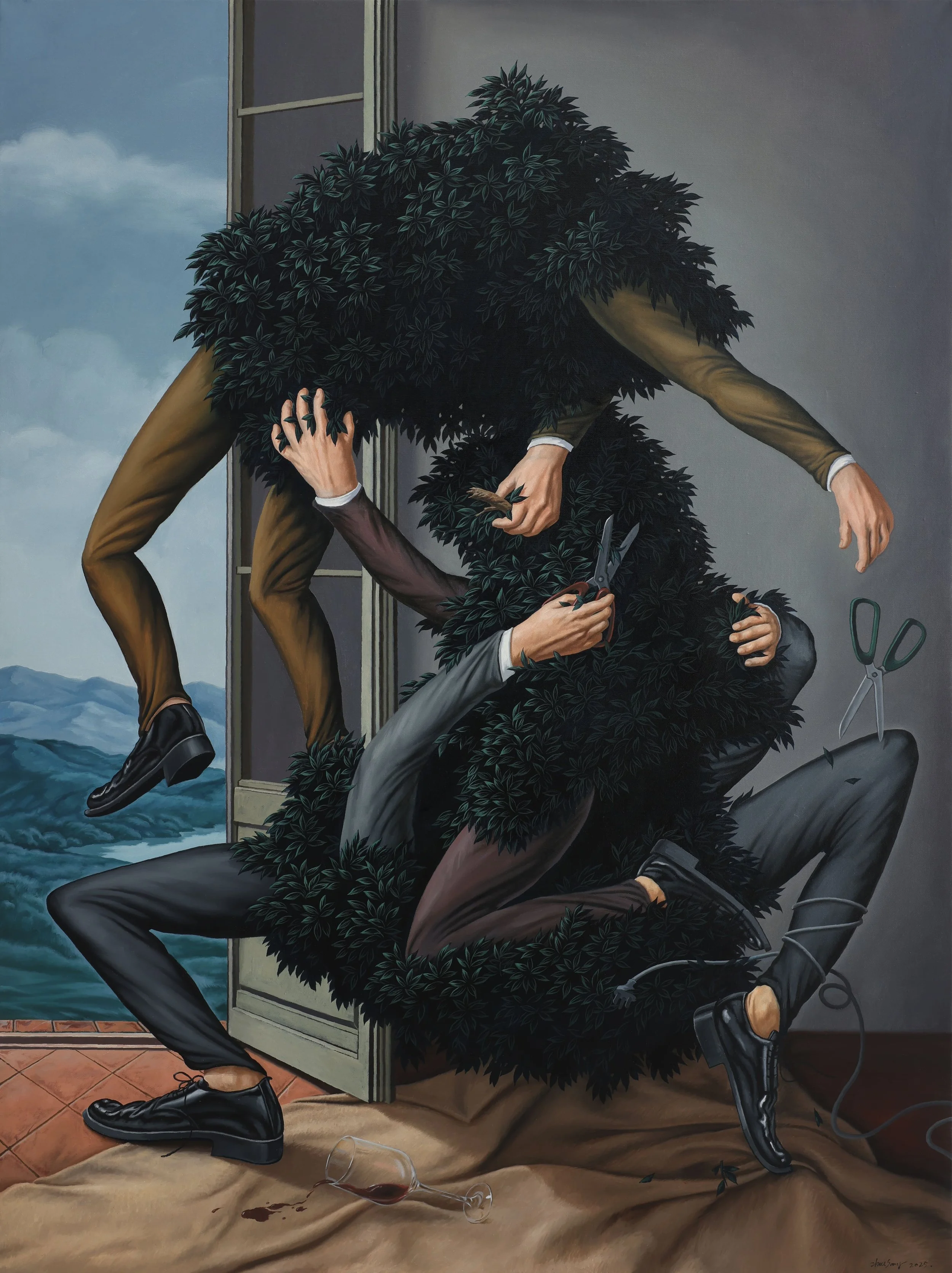 《重塑》Remolding, 160x120cm, Oil on Canvas, 2025.jpg