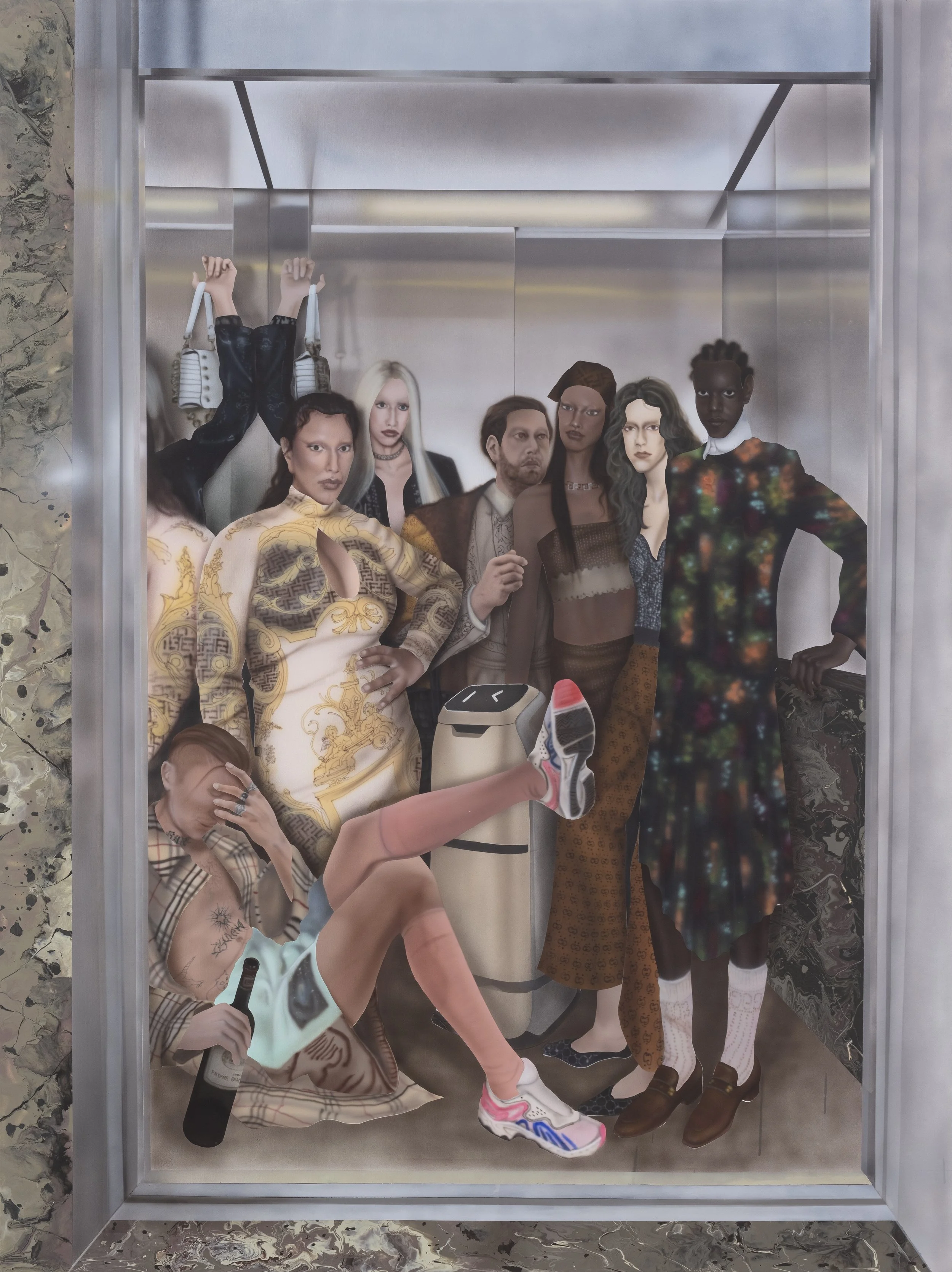 Friday Night acrylic on linen 200x150cm 2022.JPG